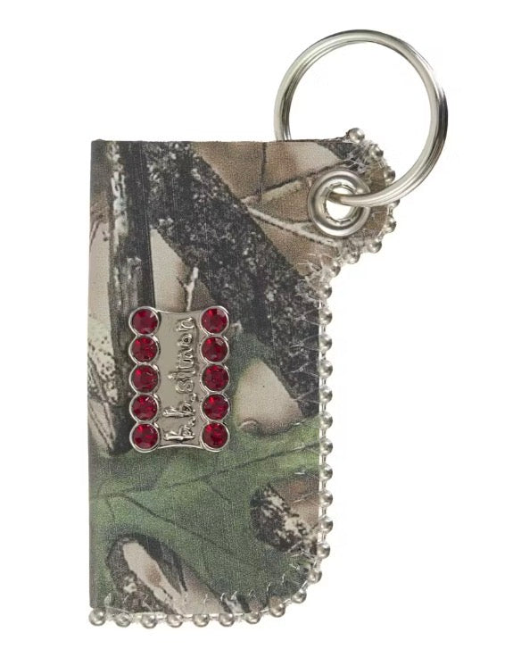 Supreme b.b Simon Leather Lighter Case Keychain “Camo” Brand New