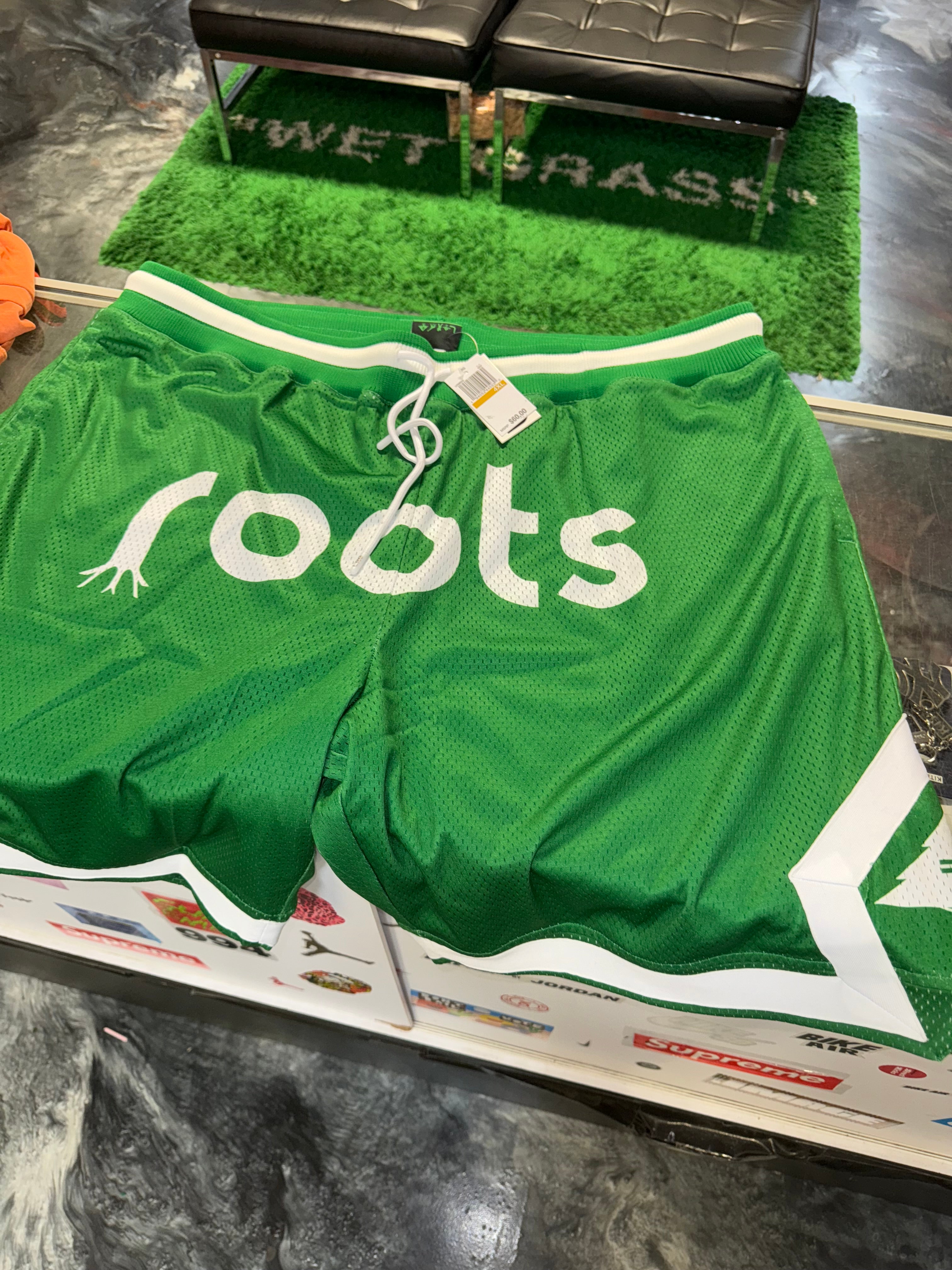 4XL LRG Mesh Shorts Green NEW