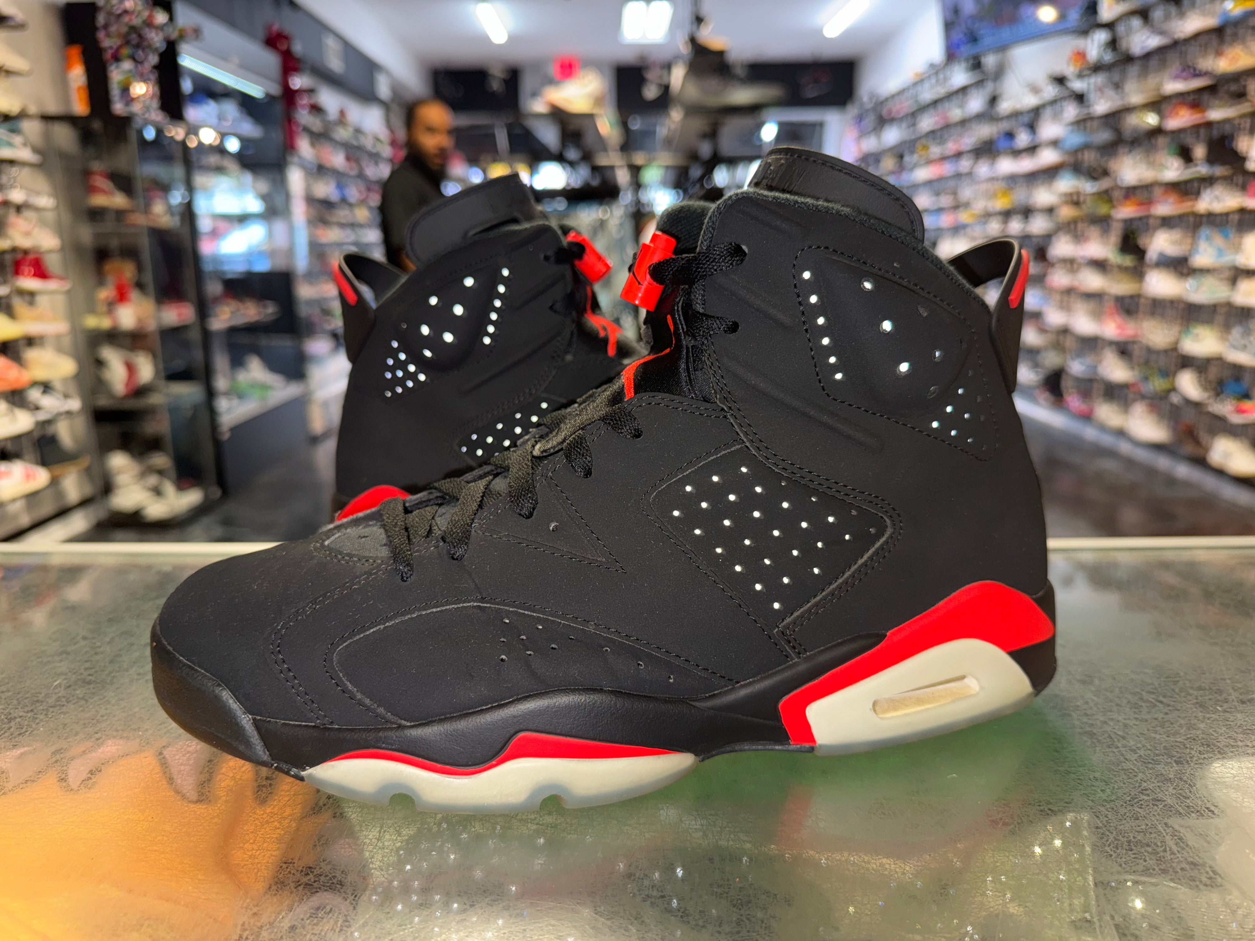 Size 10.5 Air Jordan 6 "Black Infrared"