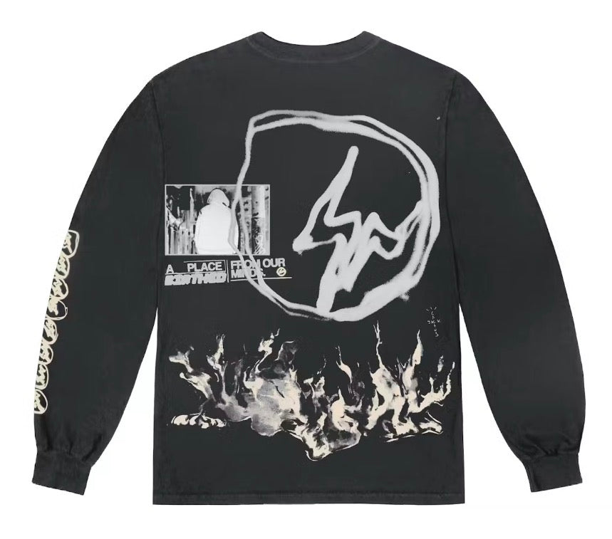 Size M Travis Scott Cactus Jack Fragment Long Sleeve “Black”