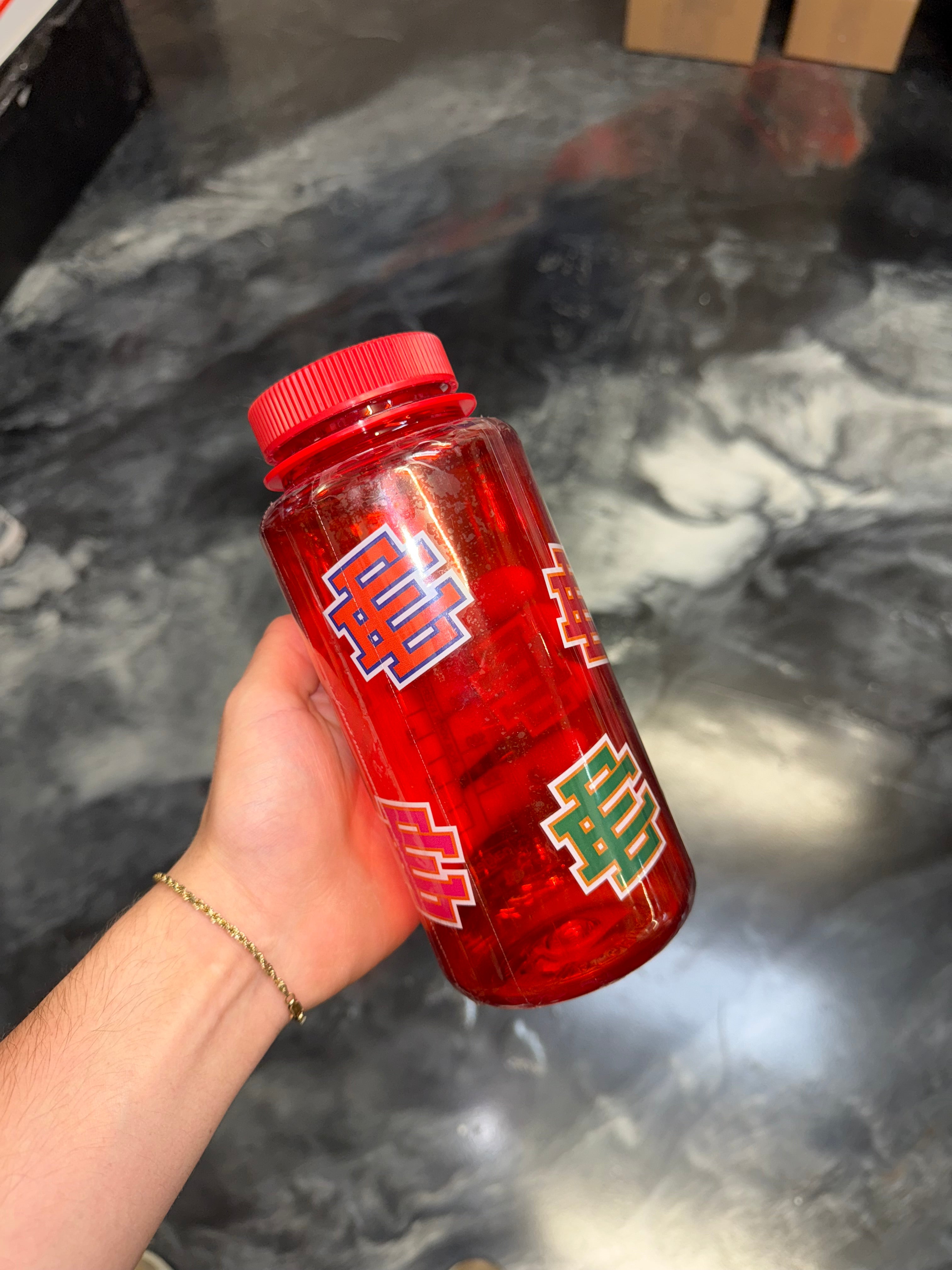 Size OS Eric Emanuel x Nalgene Water Bottle “Red” Brand New
