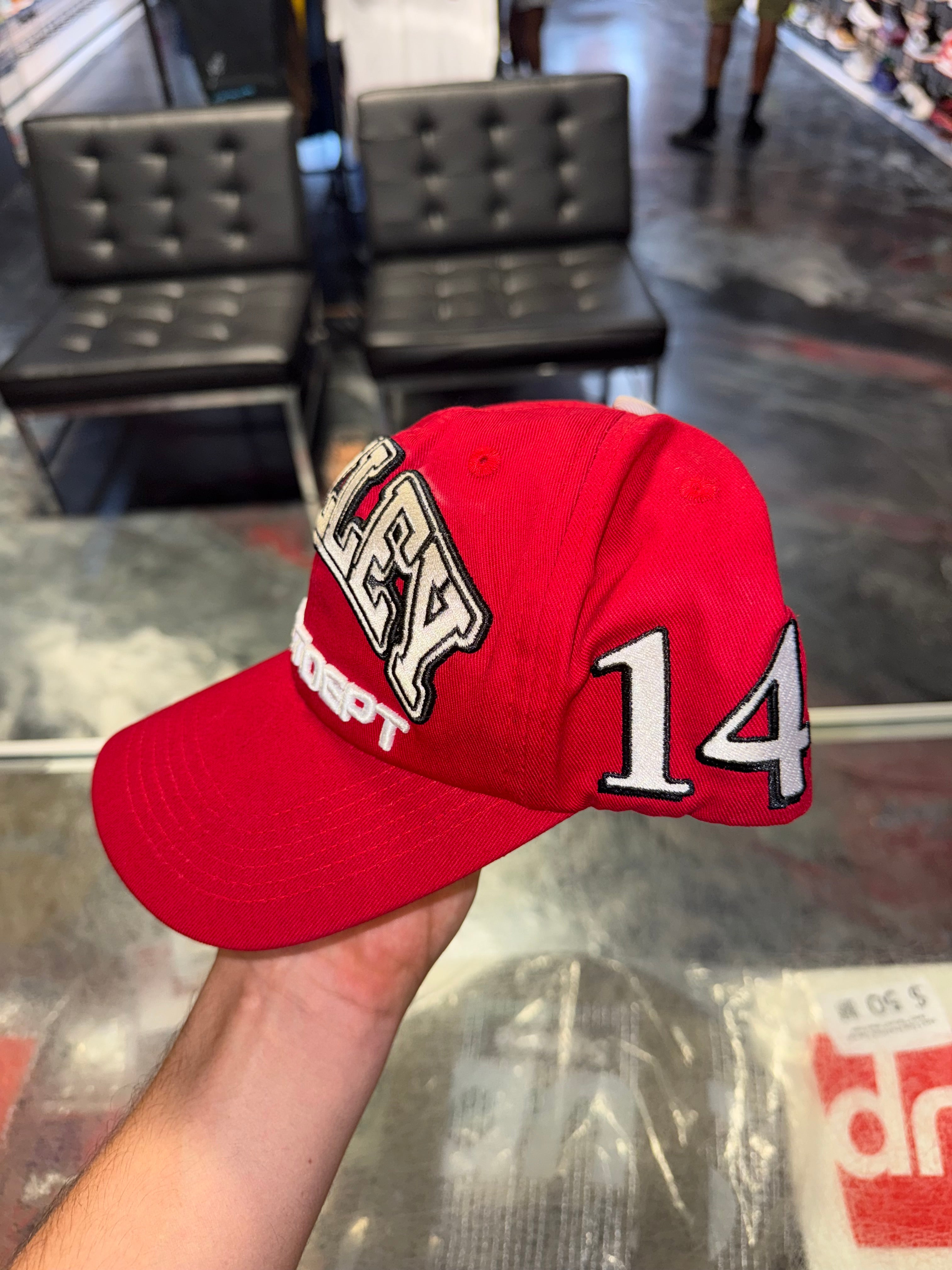 Size OS Vale Sports Dept SnapBack Hat “Red”
