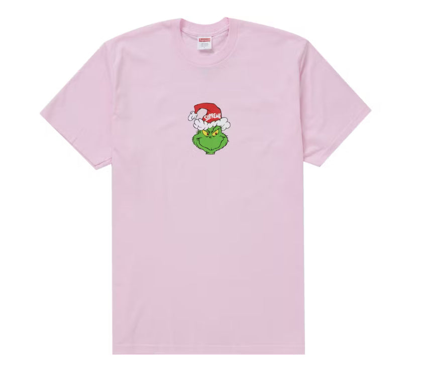 Size XL Supreme Grinch Tee “Pink”
