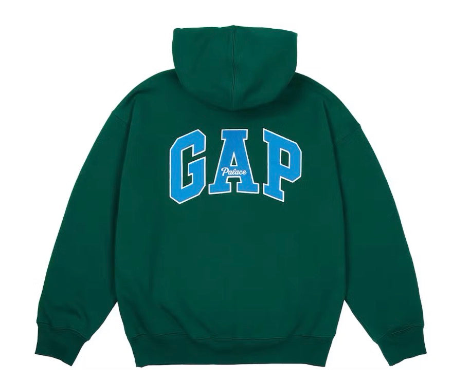 Size XL Palace x Gap Hoodie “Rain Forest” Worn 1x