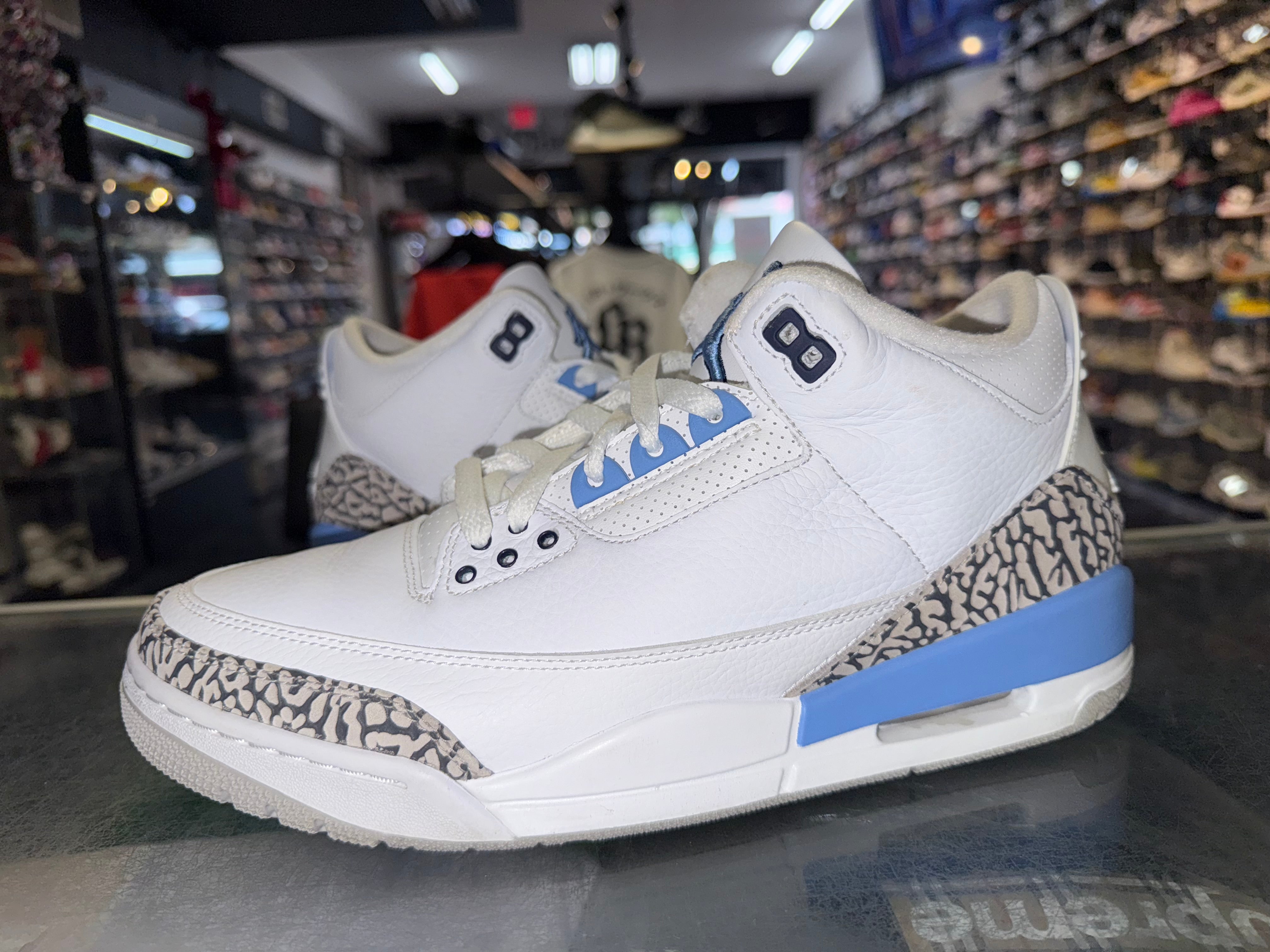 Size 9.5 Air Jordan 3 “UNC”