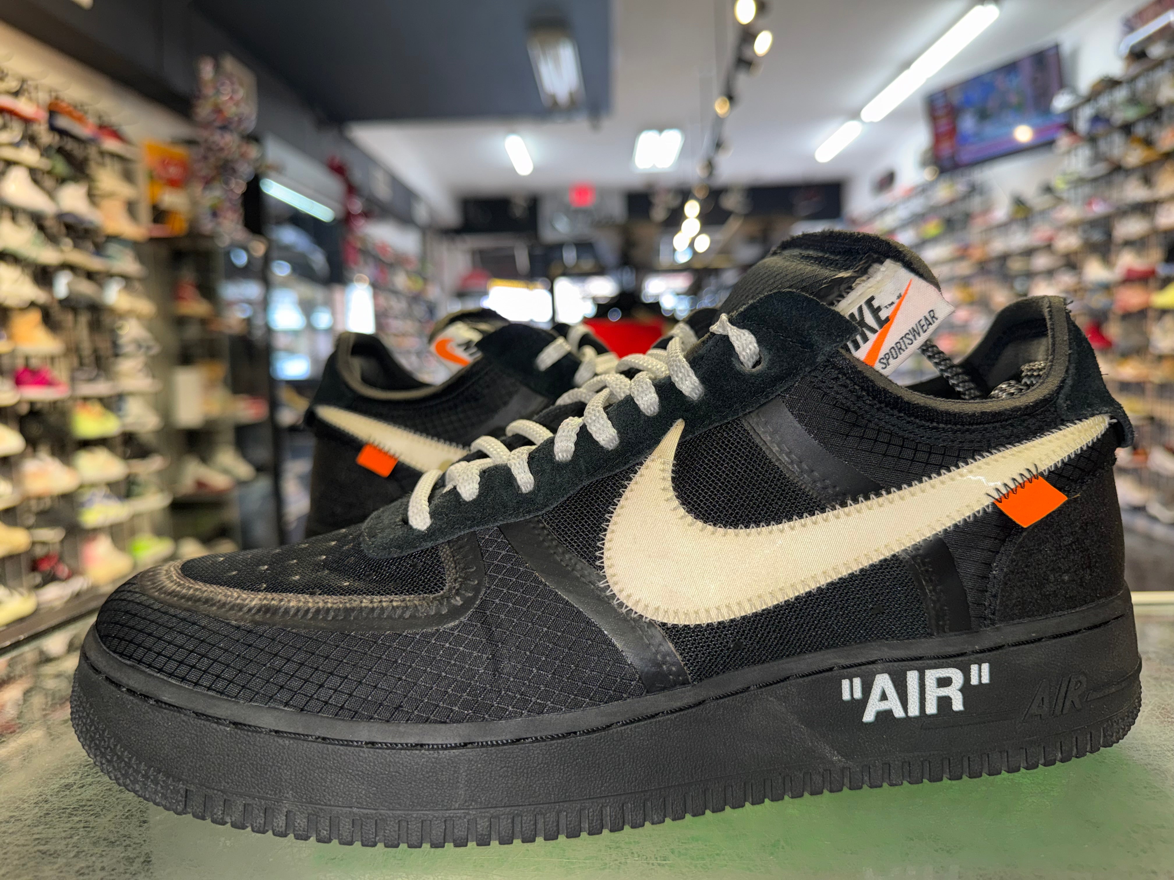 Size 11 Air Force 1 Low Off-White “Black/White”