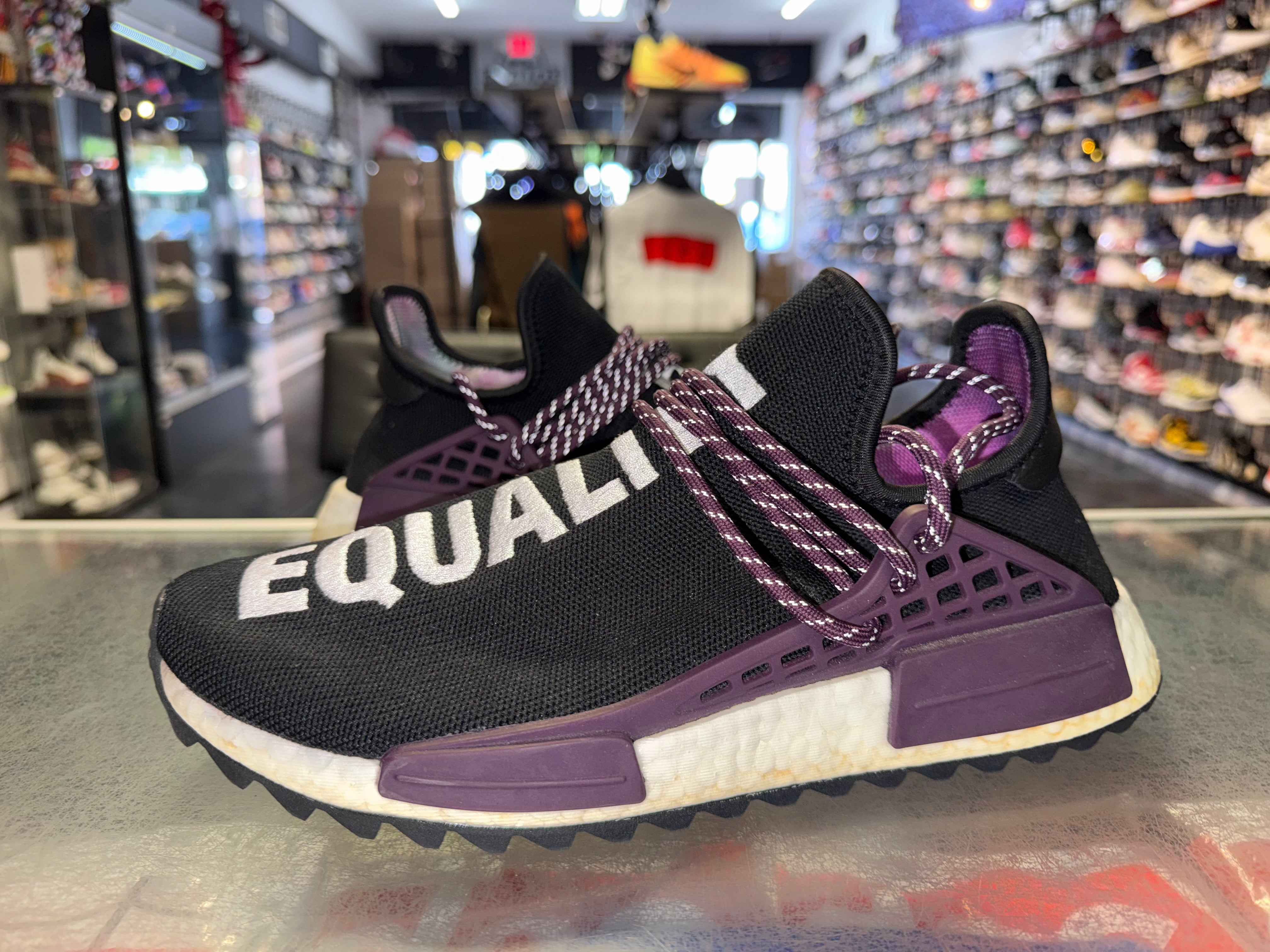 Size 9.5 Adidas Human Race NMD Pharrell "Holi Festival Black"