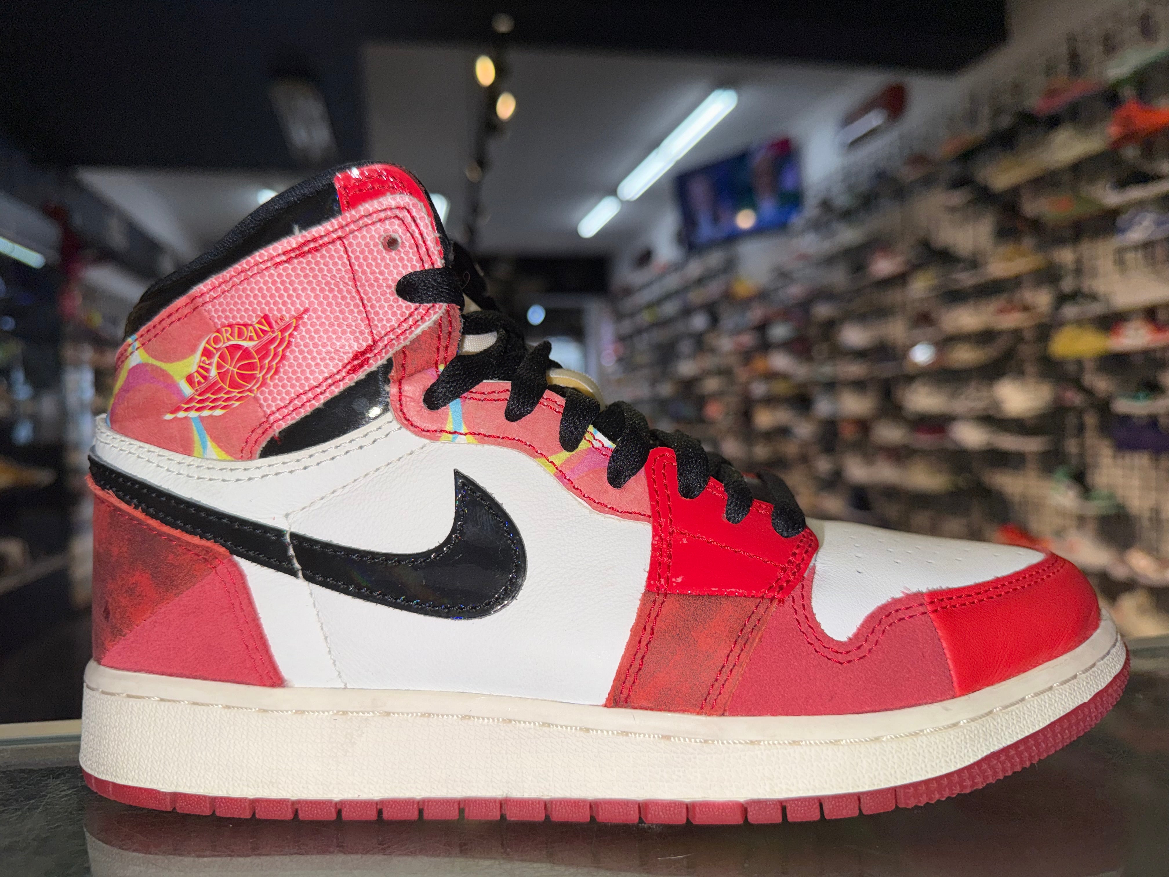 Size 6y Air Jordan 1 “Across the Spider-Verse”