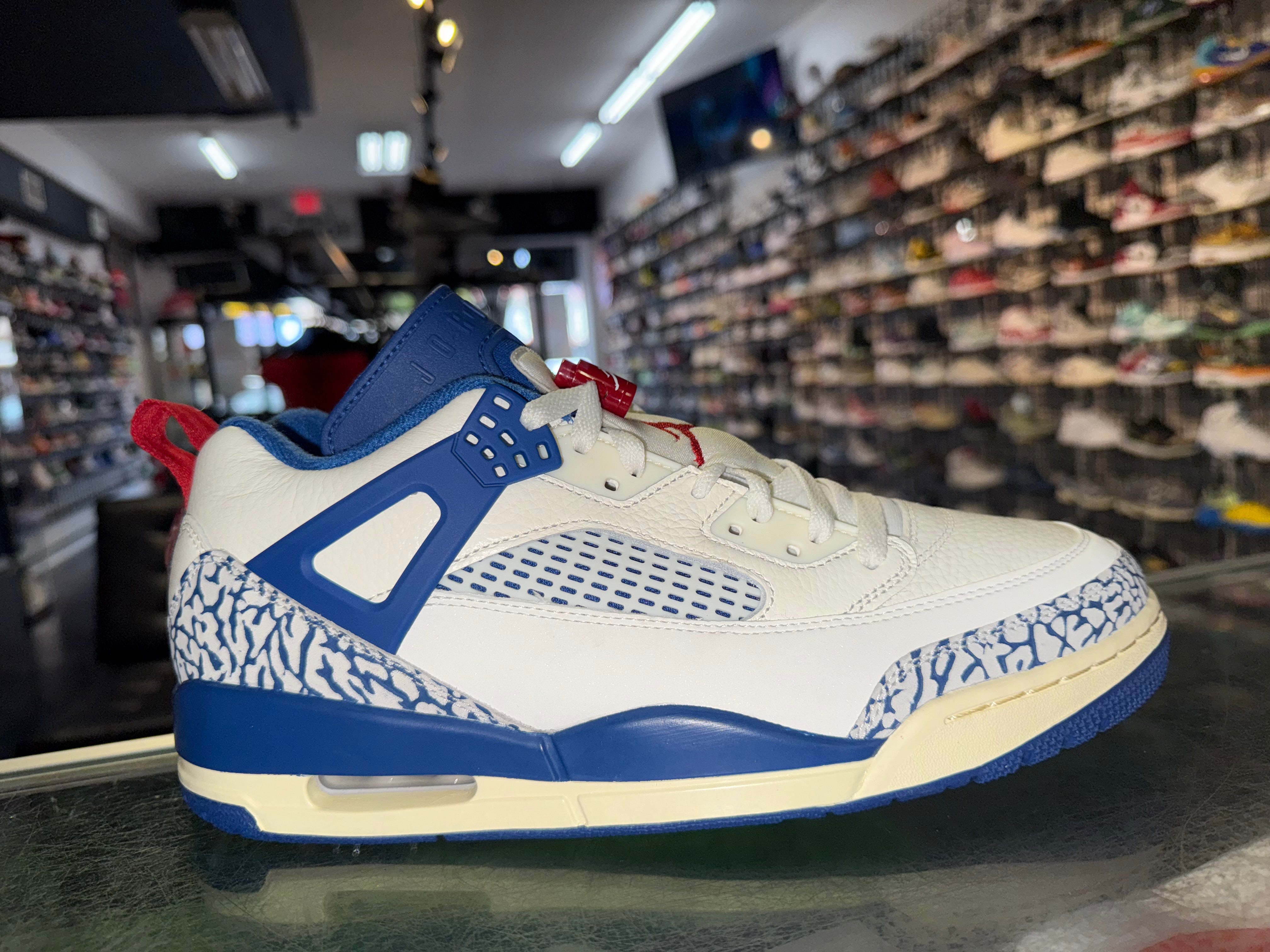 Size 10 Jordan Spizike Low “Storm Blue” Brand New