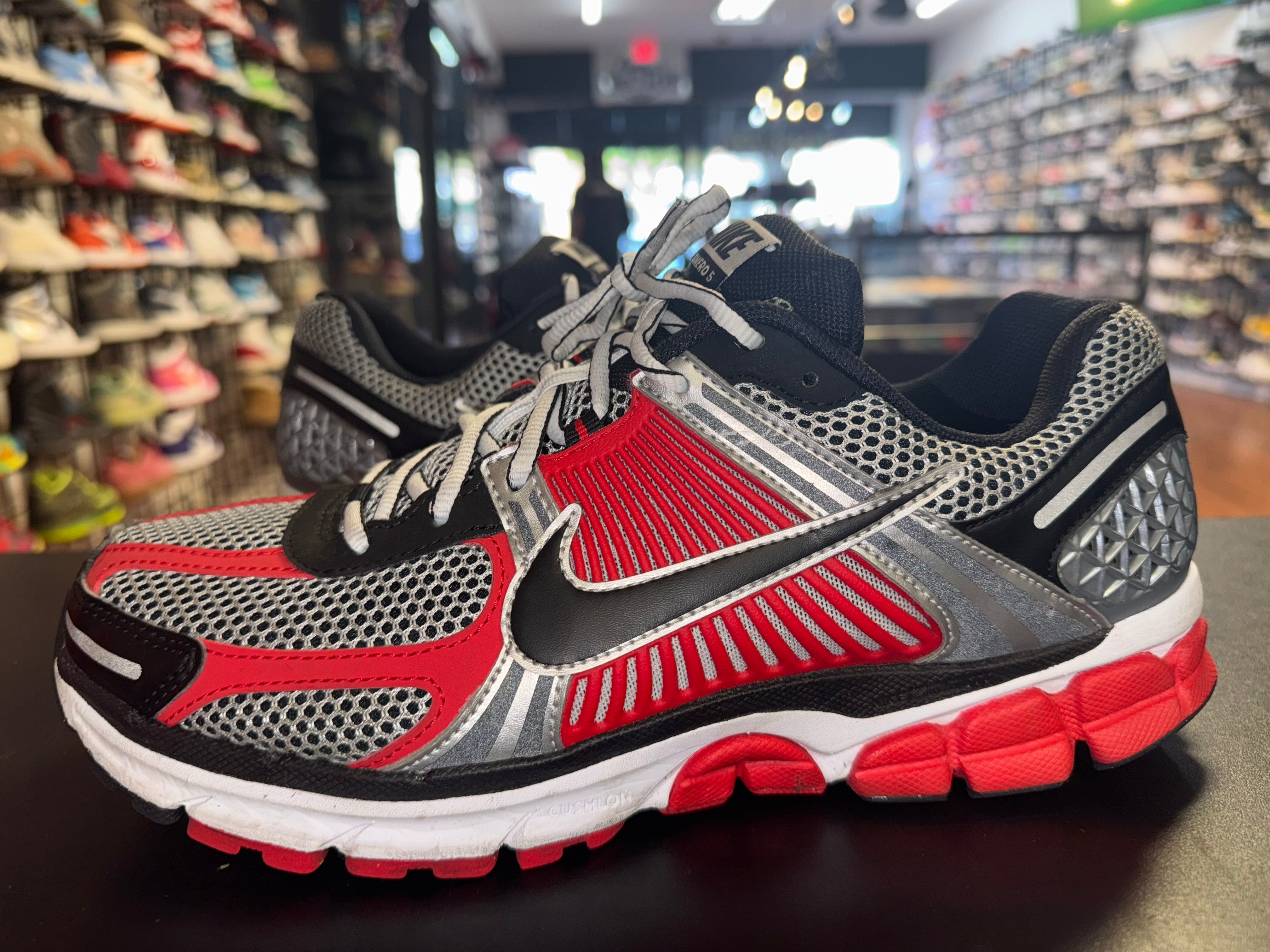 Size 11 Zoom Vomero 5 “Varsity Red”