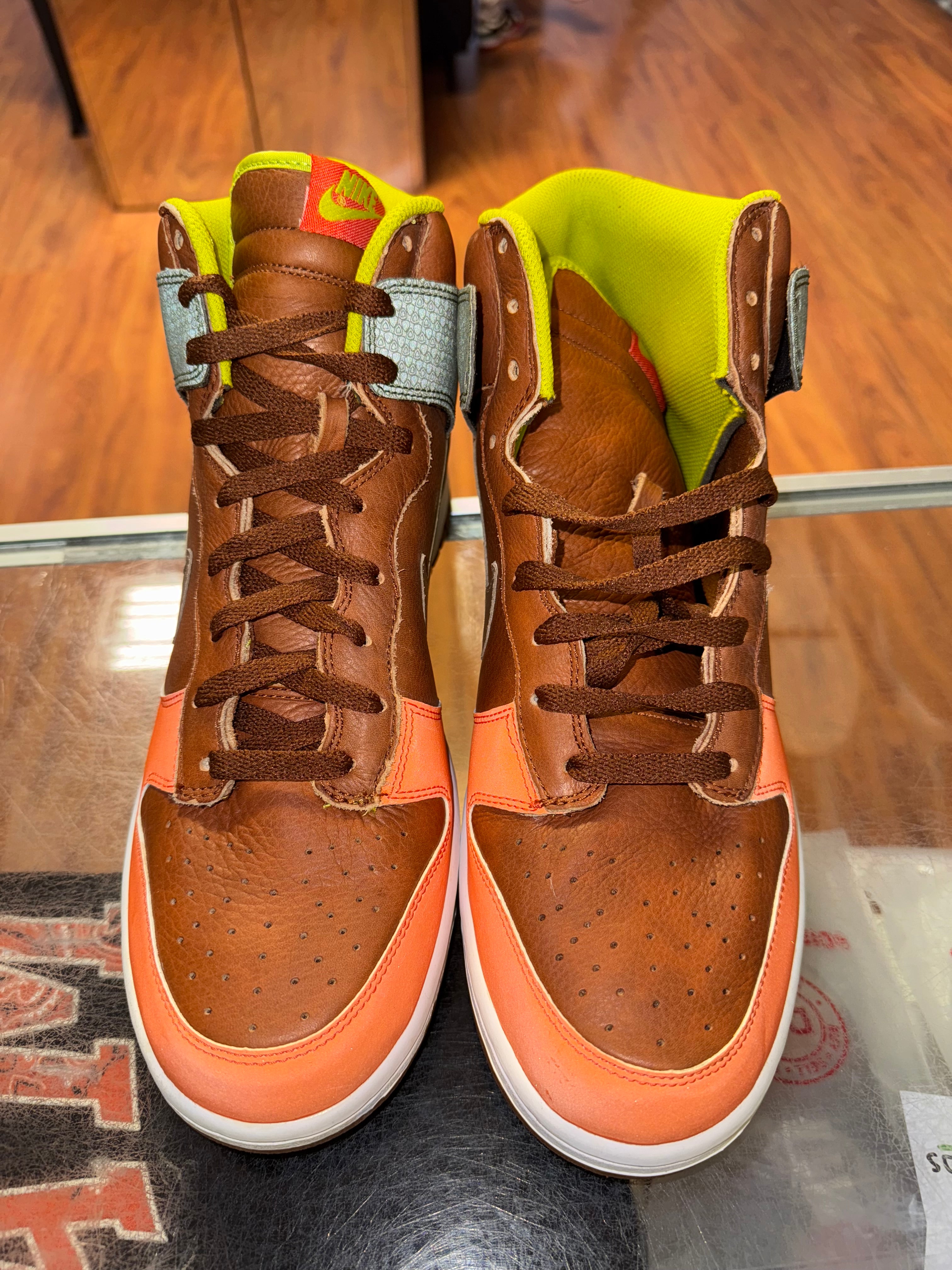 Size 13 Dunk High “Orange Blaze” Brand New