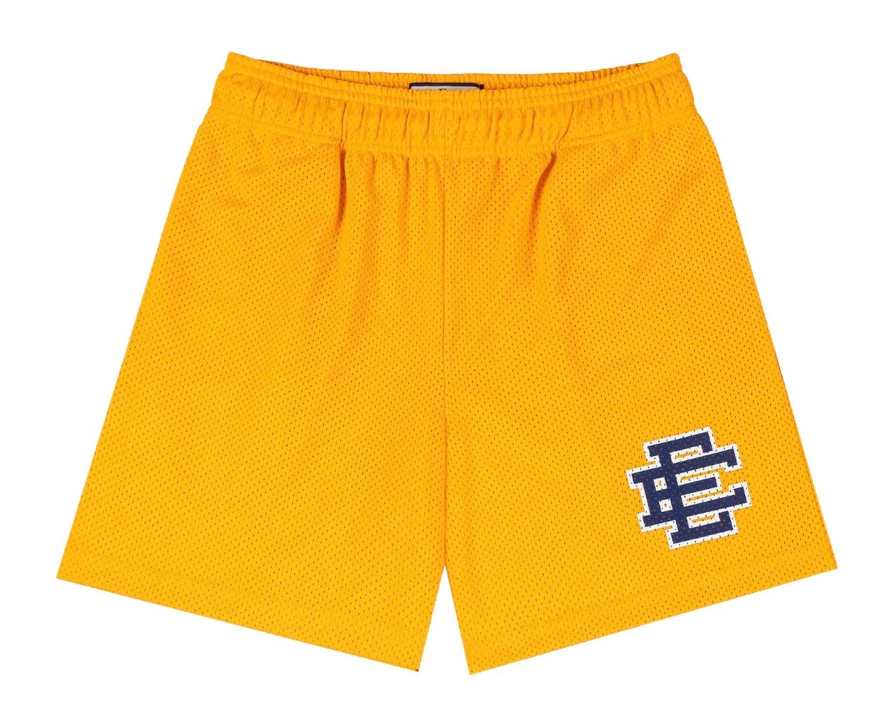 Size M Eric Emanuel EE Basic Shorts “Yellow/Navy” Brand New