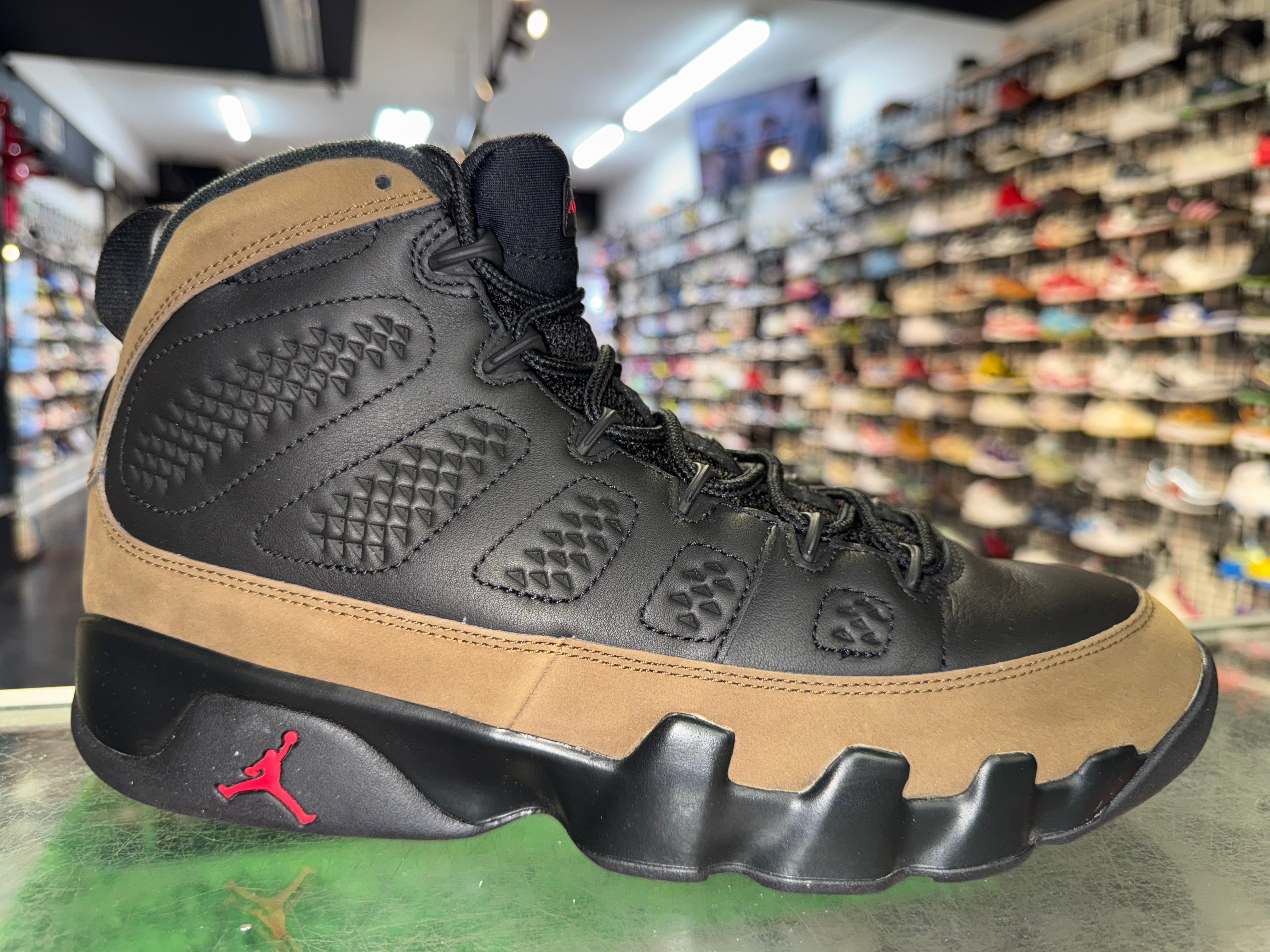 Size 10 Air Jordan 9 "Olive"