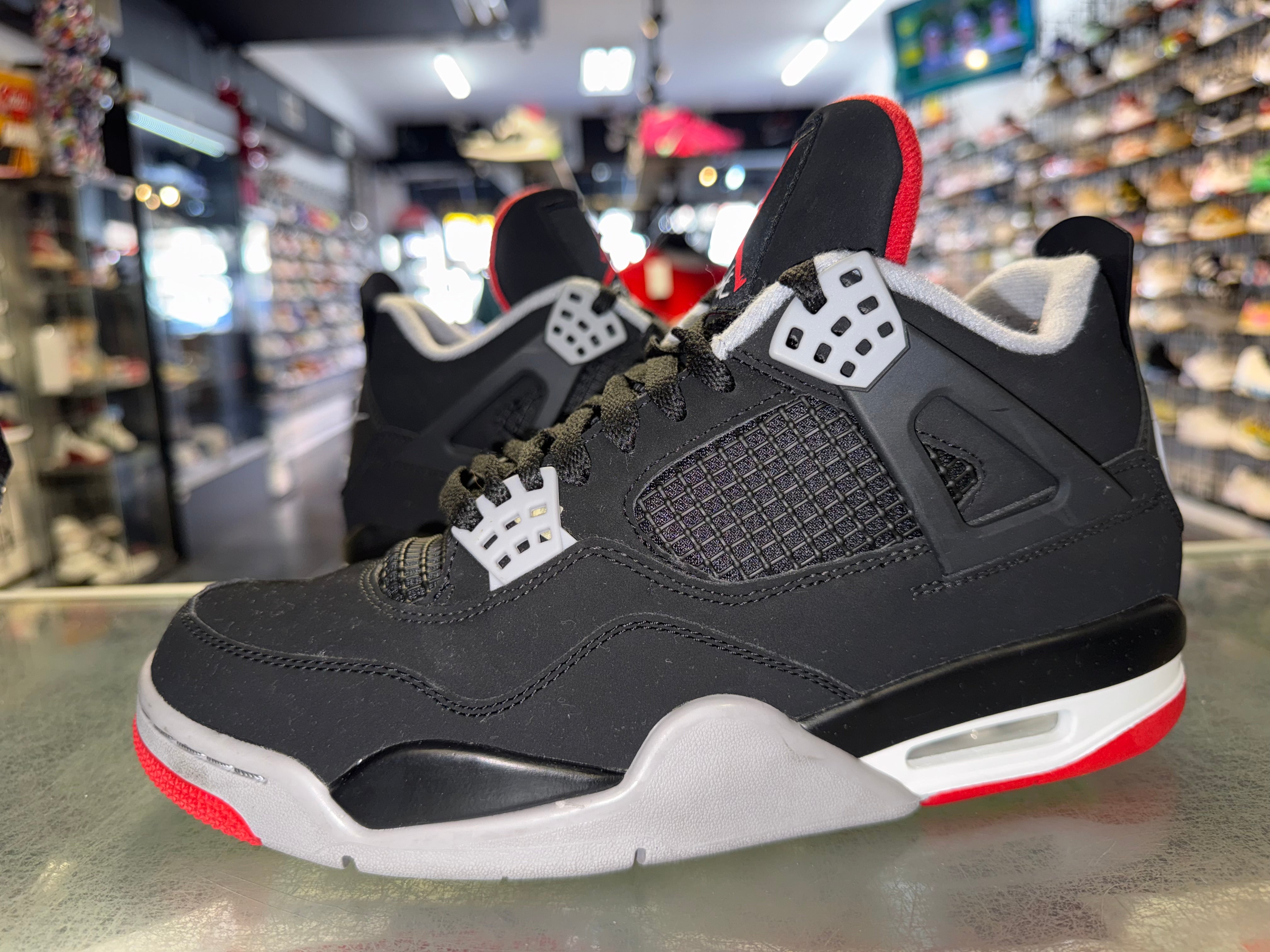 Size 9 Air Jordan 4 "Bred" 2019
