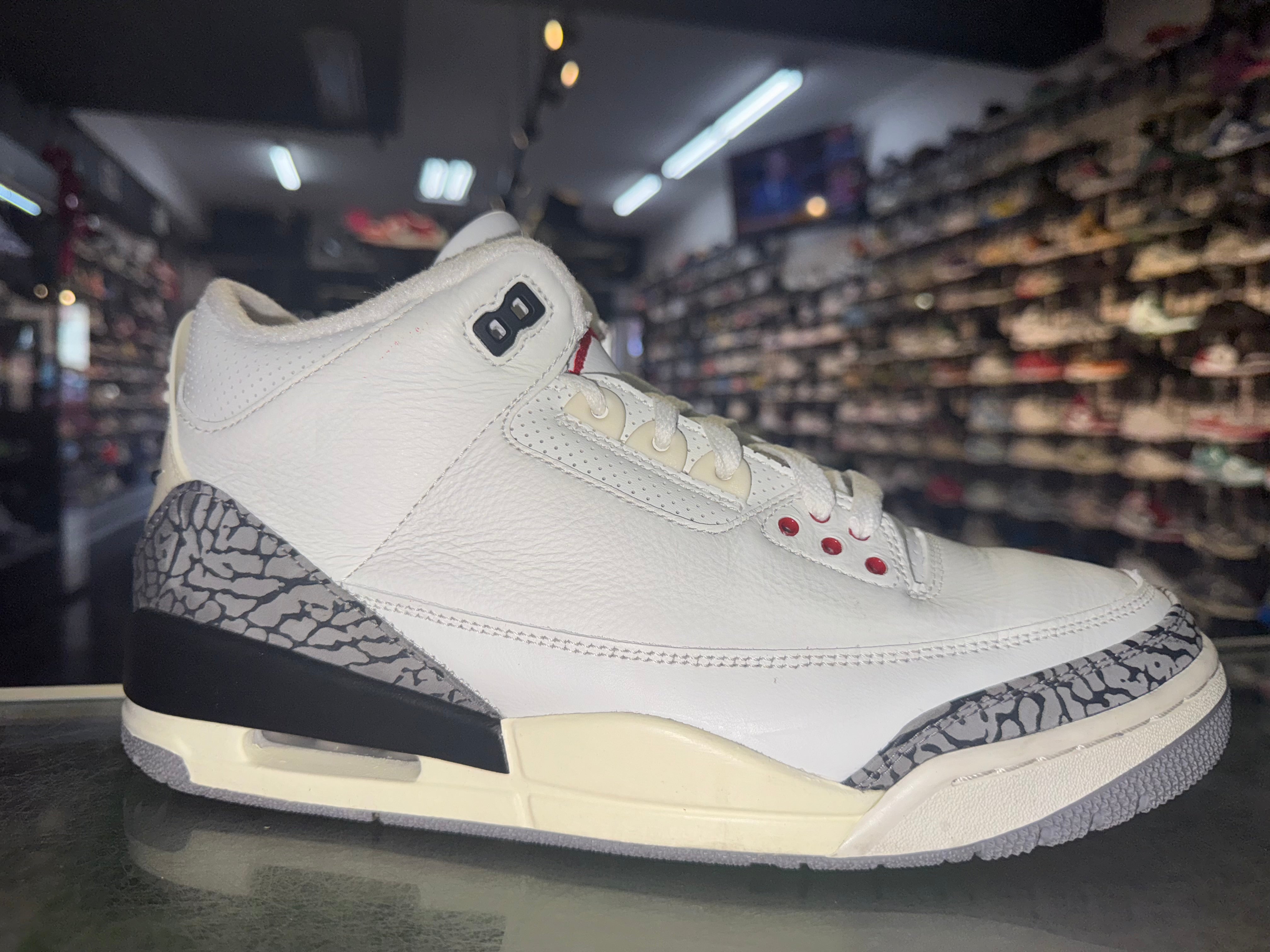 Size 10 Air Jordan 3 "White Cement Reimagined"