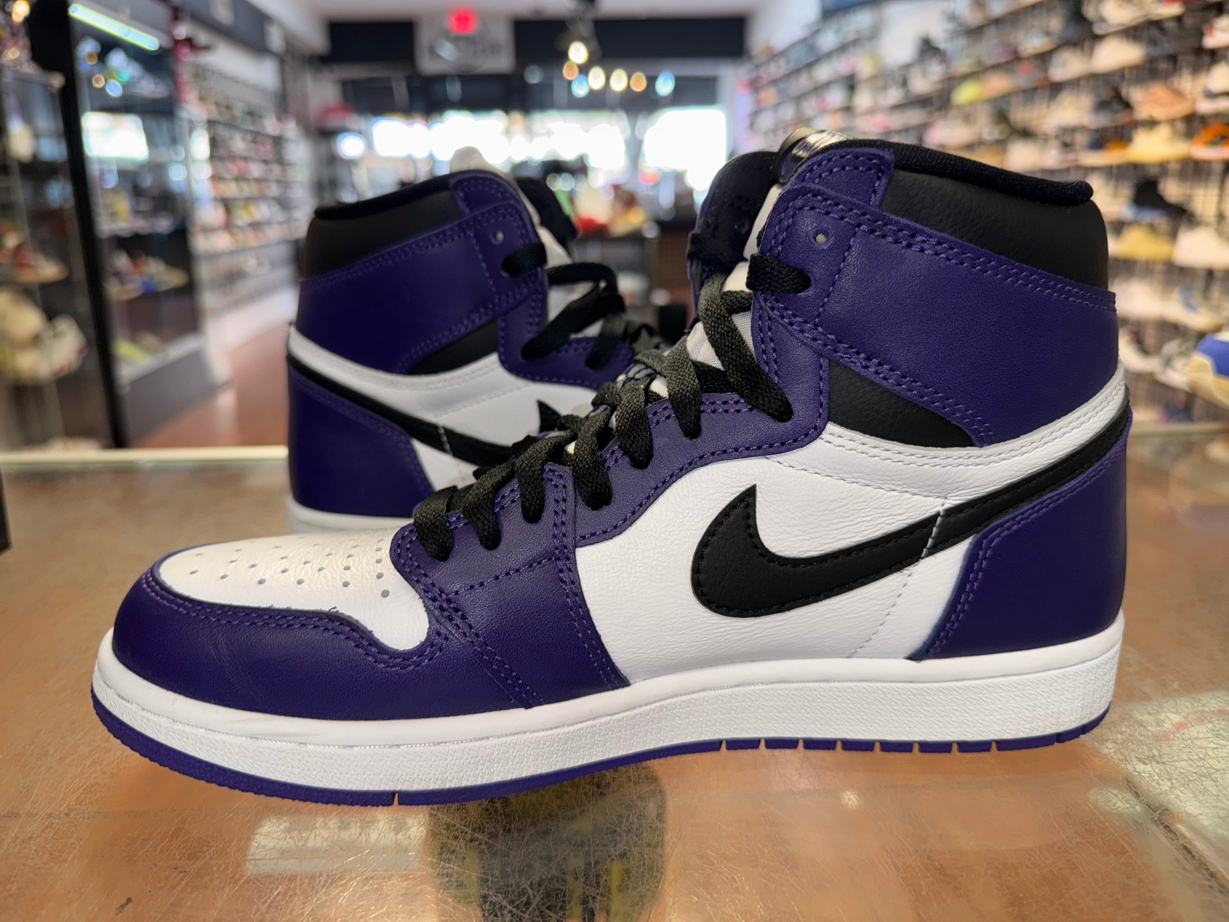 Size 8.5 Air Jordan 1 "Court Purple 2.0"