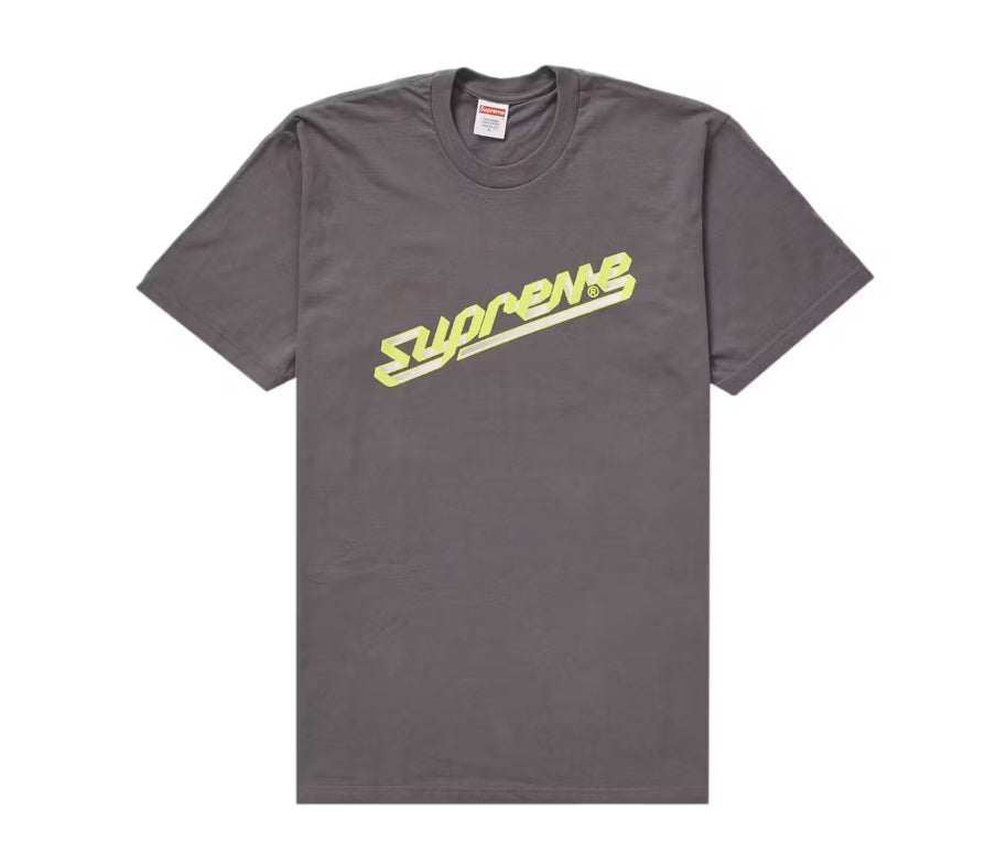 Size L Supreme Banner Tee “Charcoal”