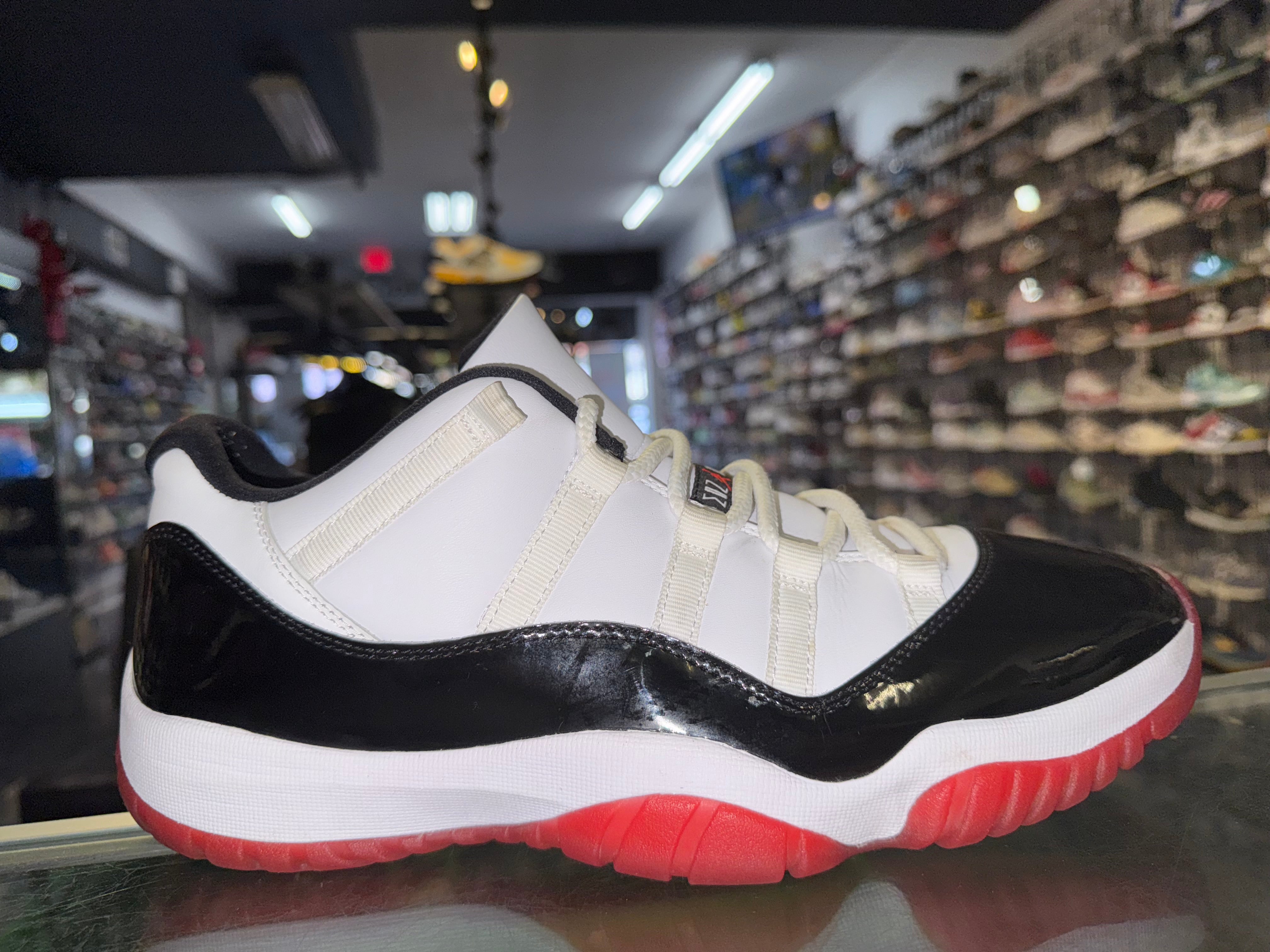 Size 11.5 Air Jordan 11 Low "Concord Bred"