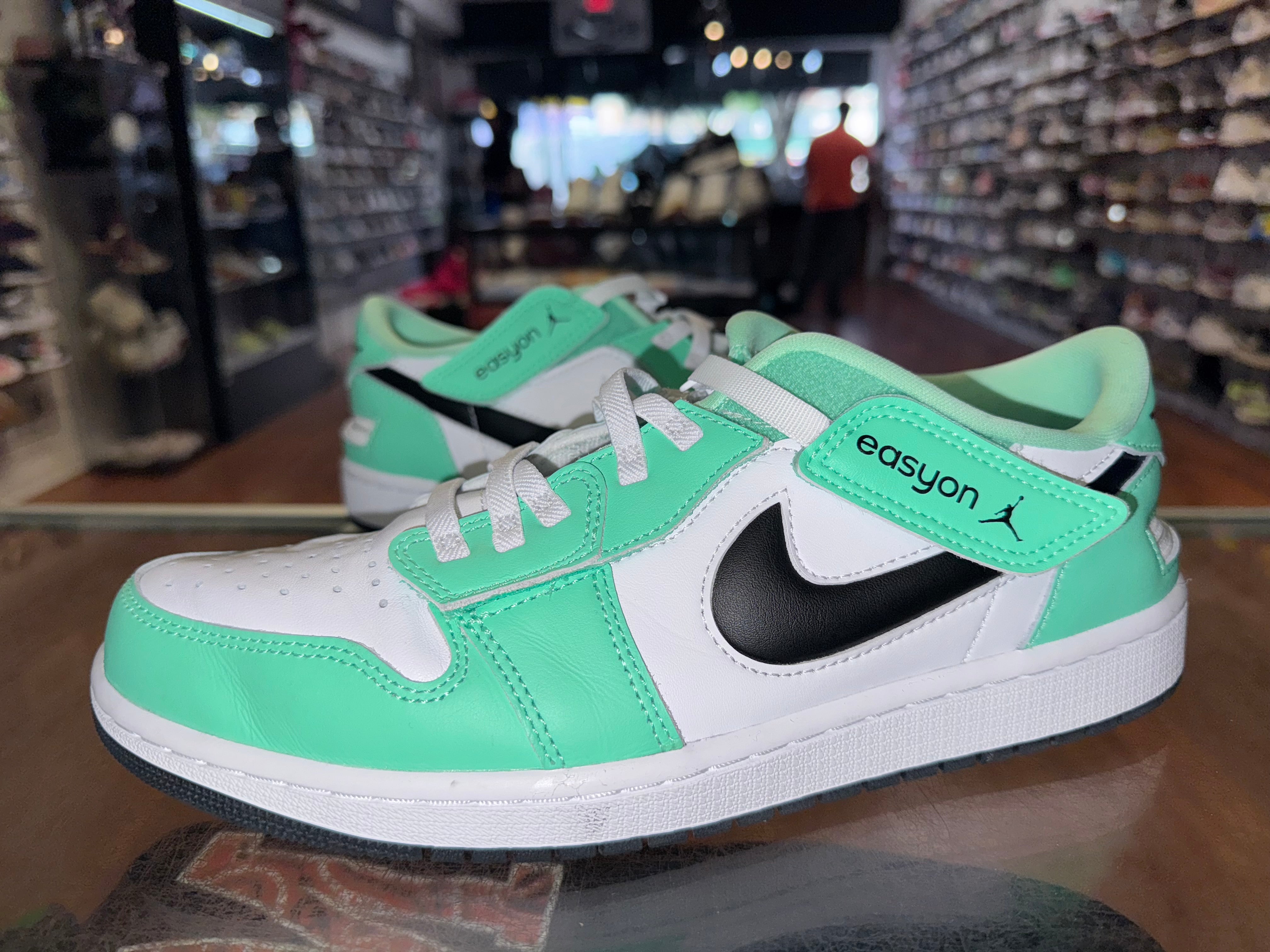 Size 10 Jordan 1 Low Easyon "Glow Green"