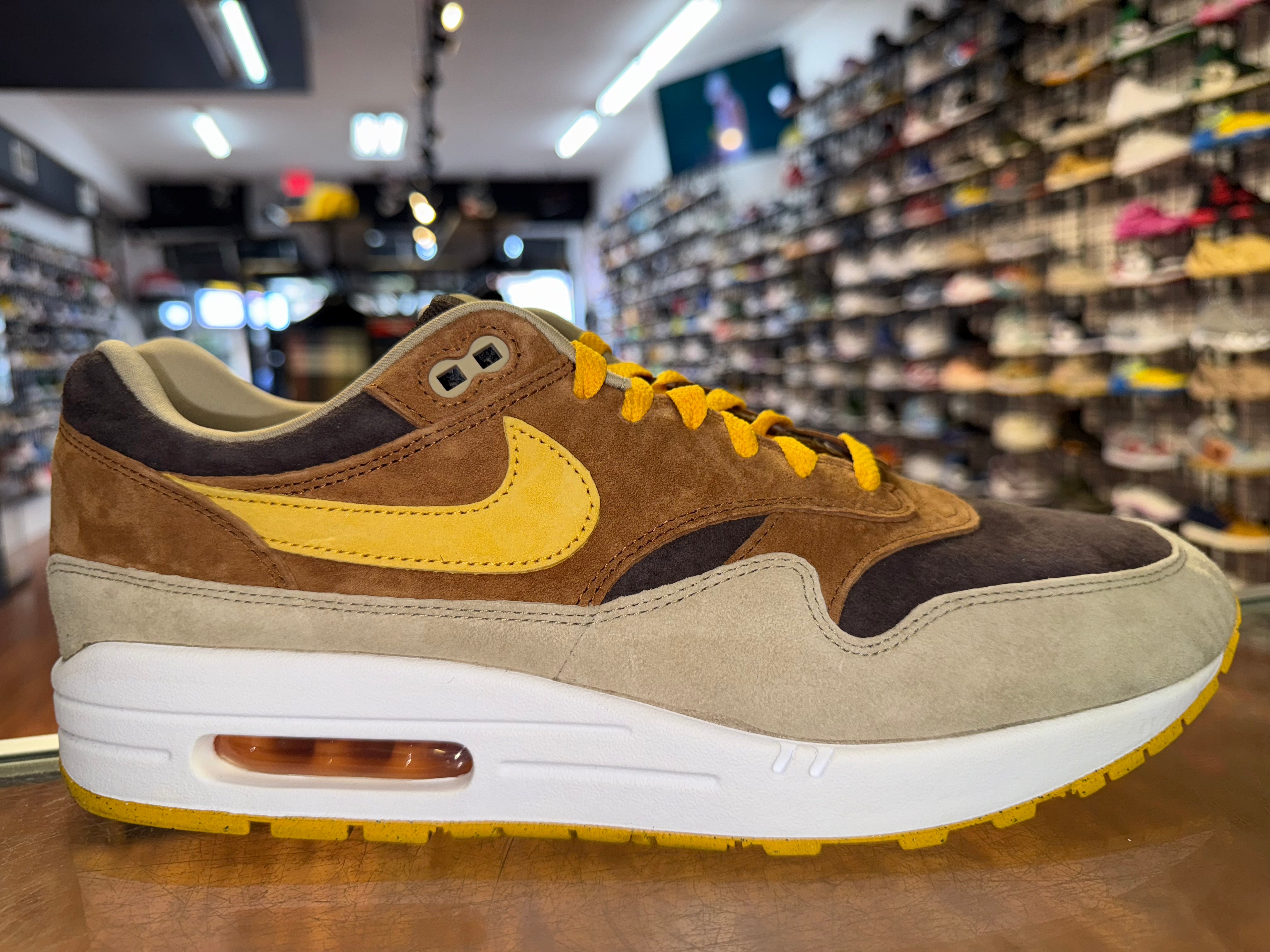 Size 12 Air Max 1 “Duck Pecan Yellow”