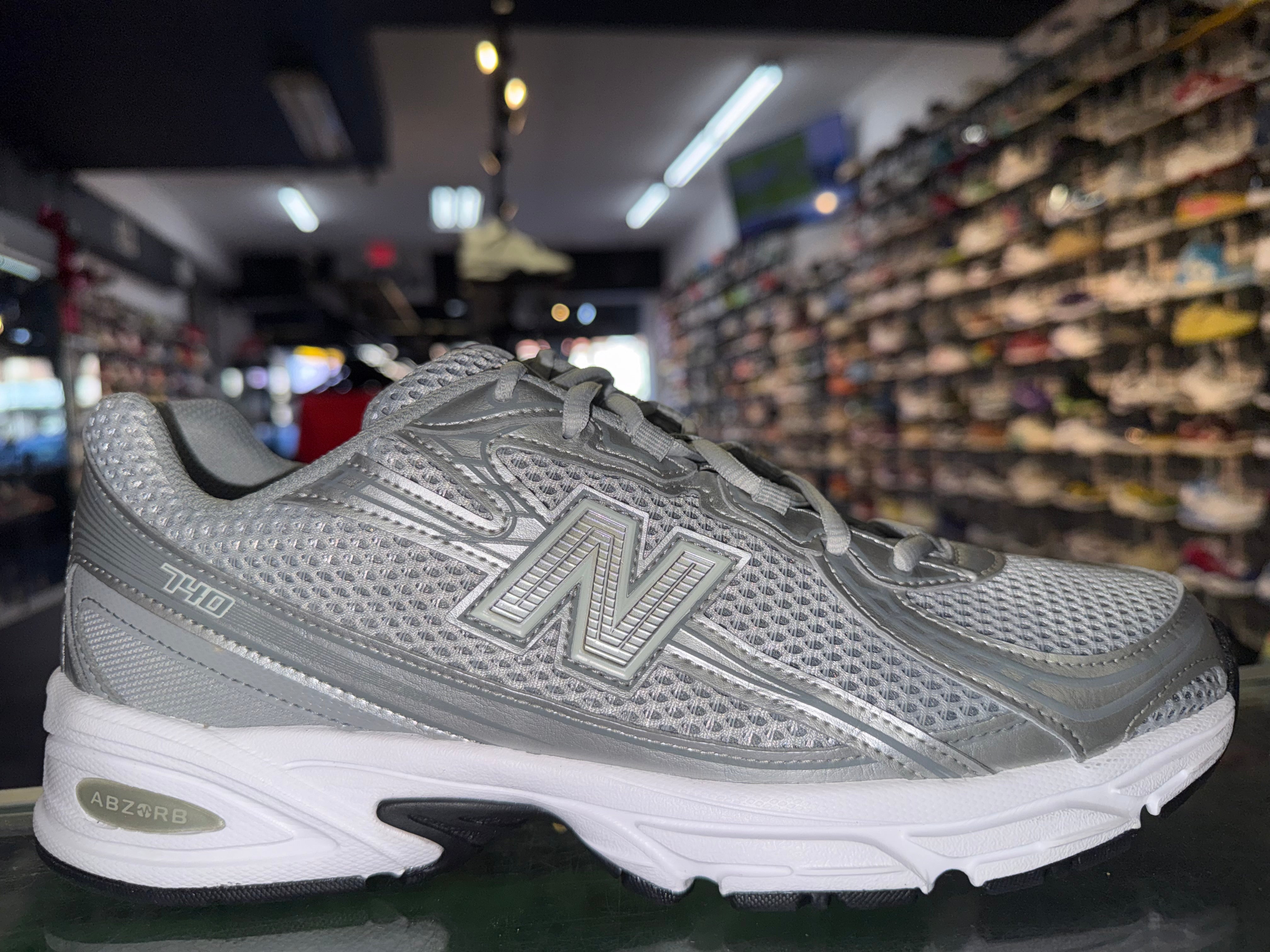 Size 9 new Balance 740 “Metallic Silver"
