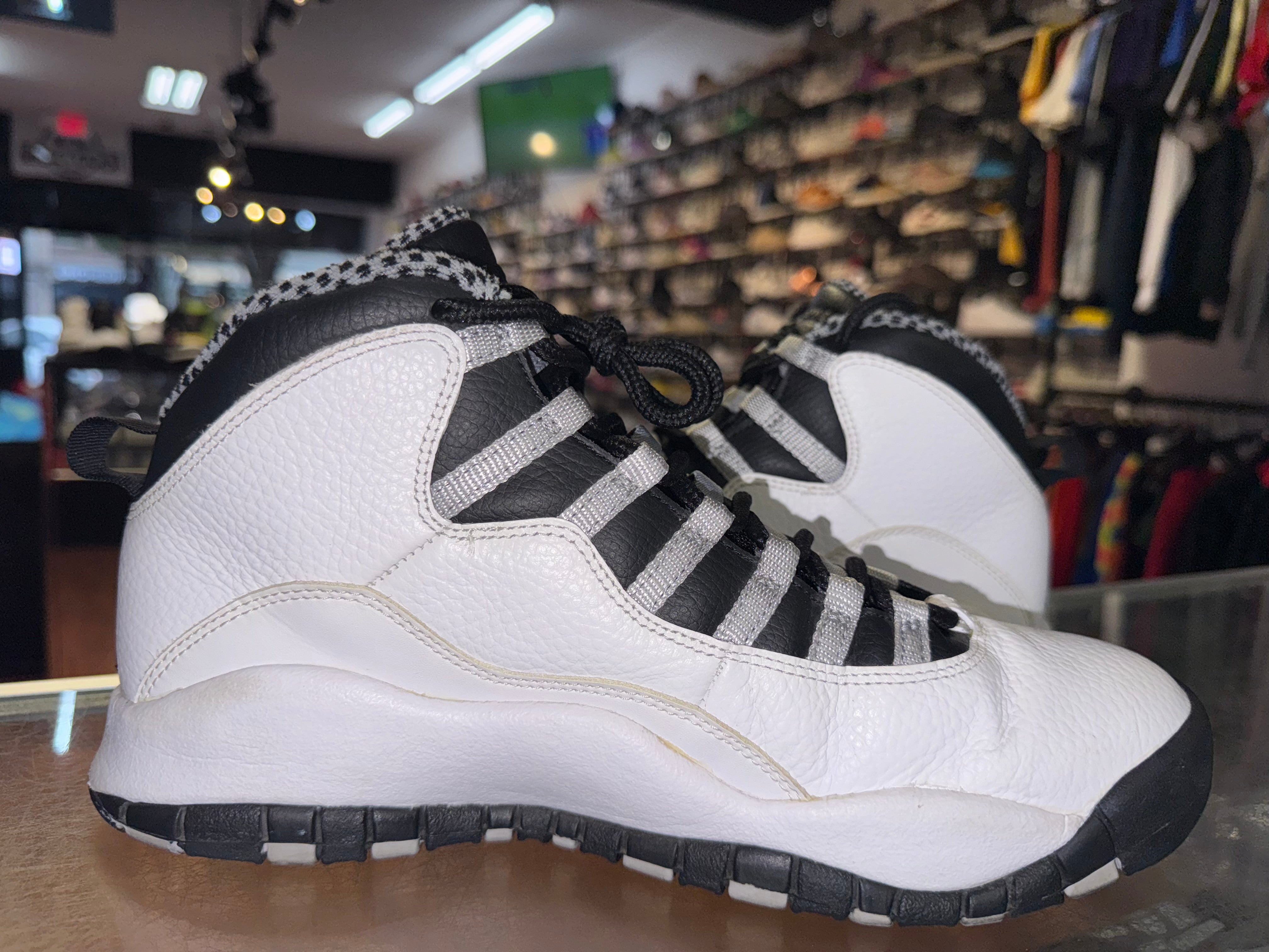 Size 9.5 Air Jordan 10 "Steel" 2013