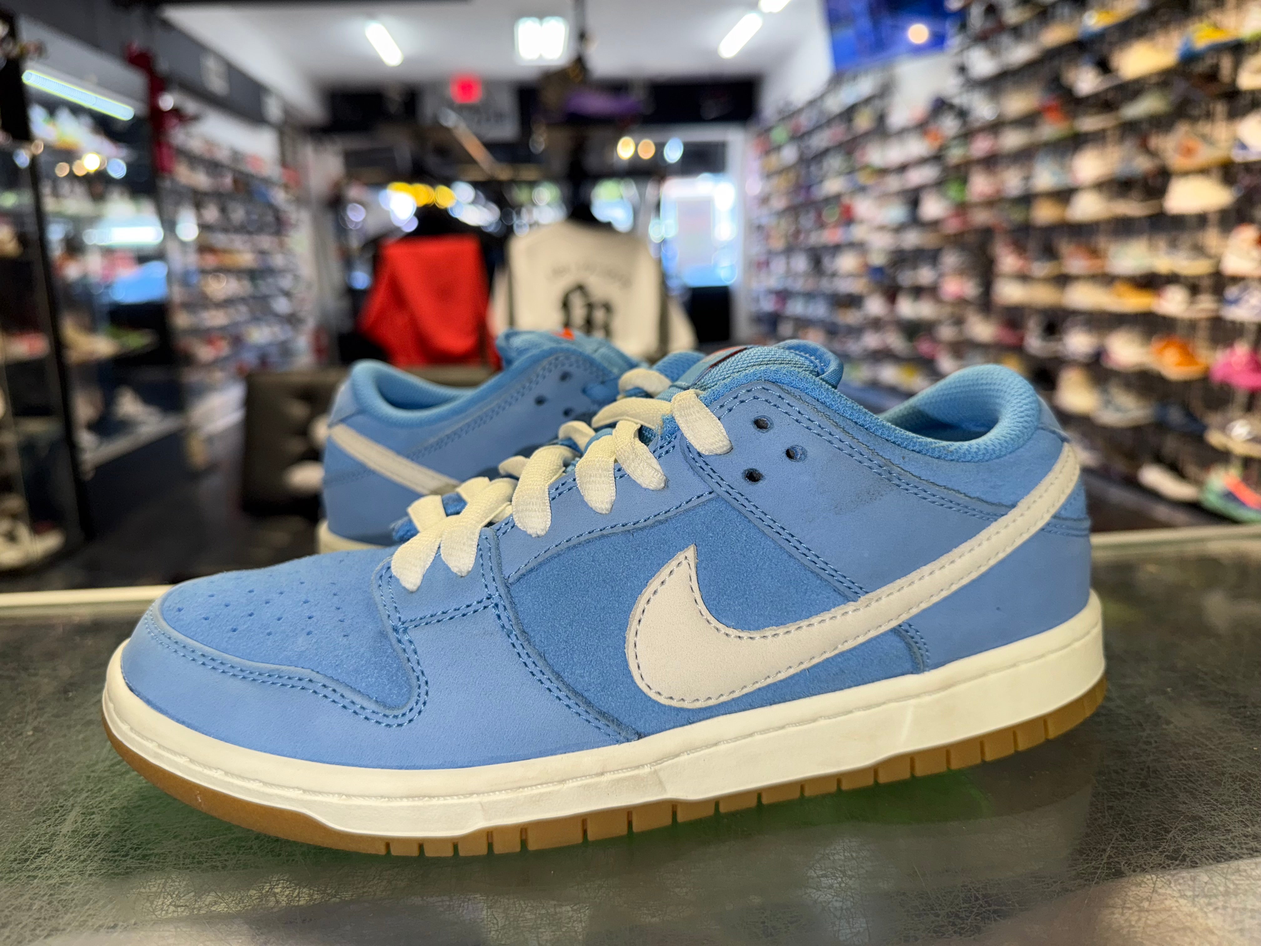 Size 7 Dunk Low SB Orange Label “University Blue”
