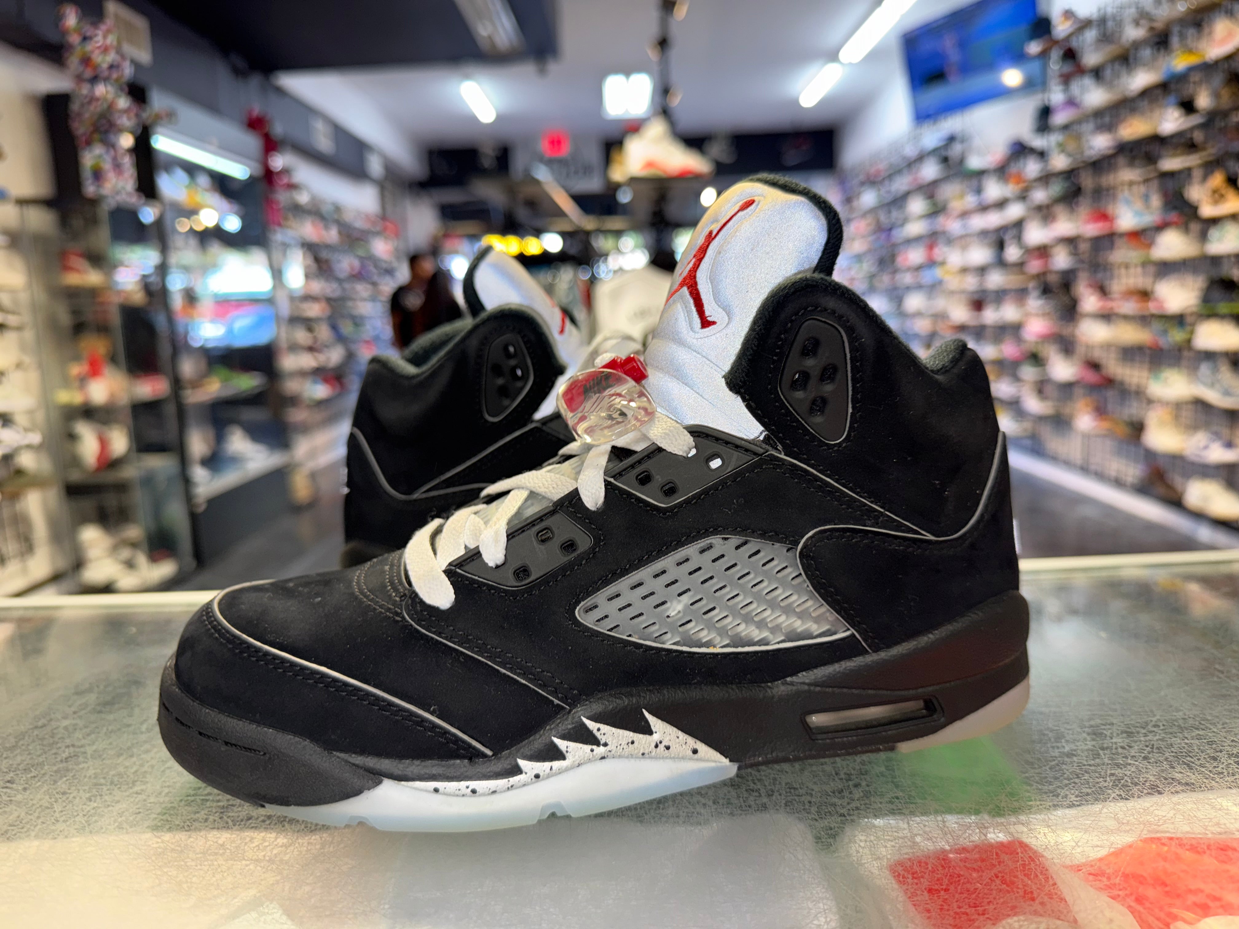 Size 6y Air Jordan 5 "Black Metallic Reimagined"
