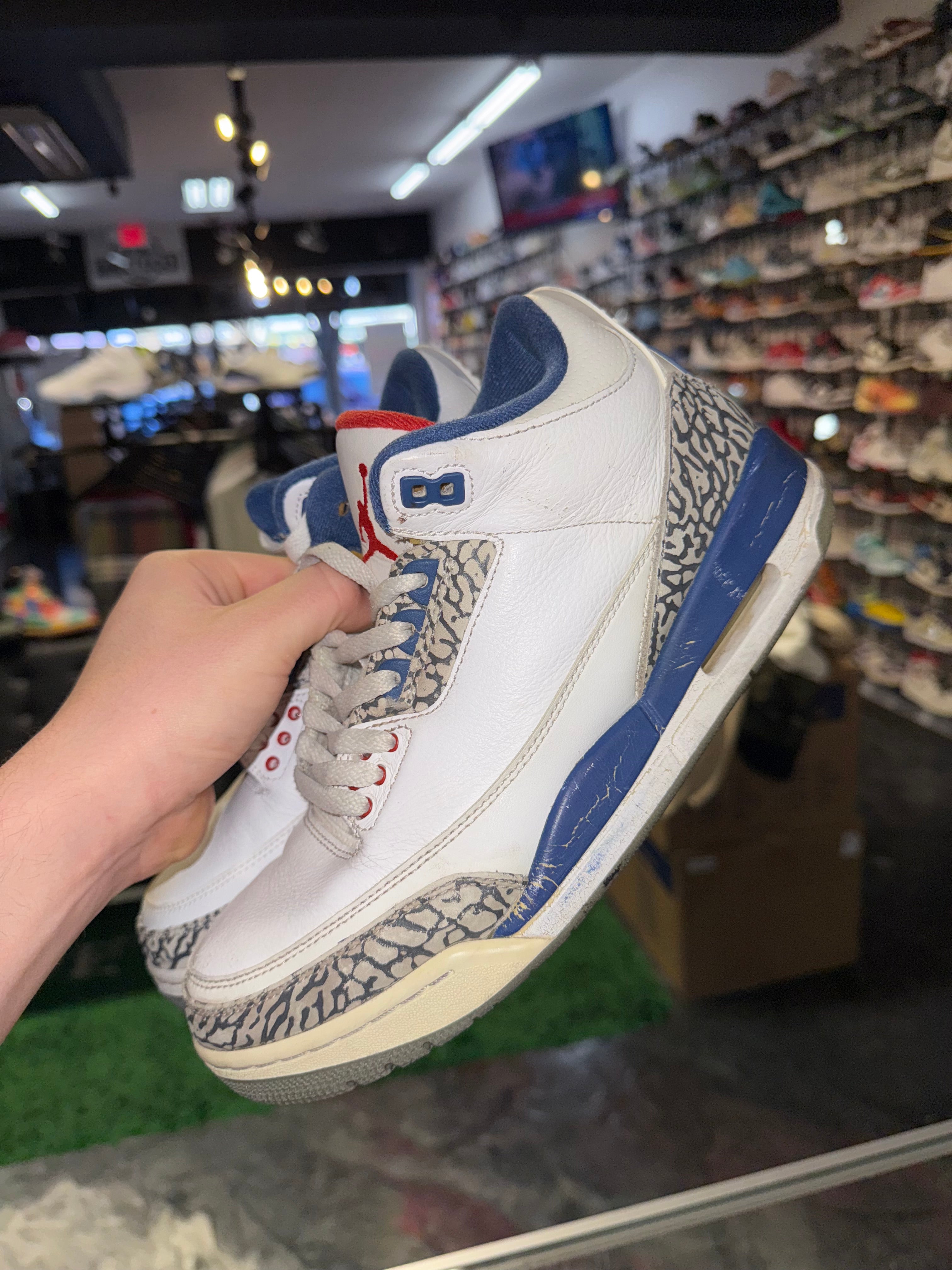 Size 8.5 AJ 3 True Blue FREE