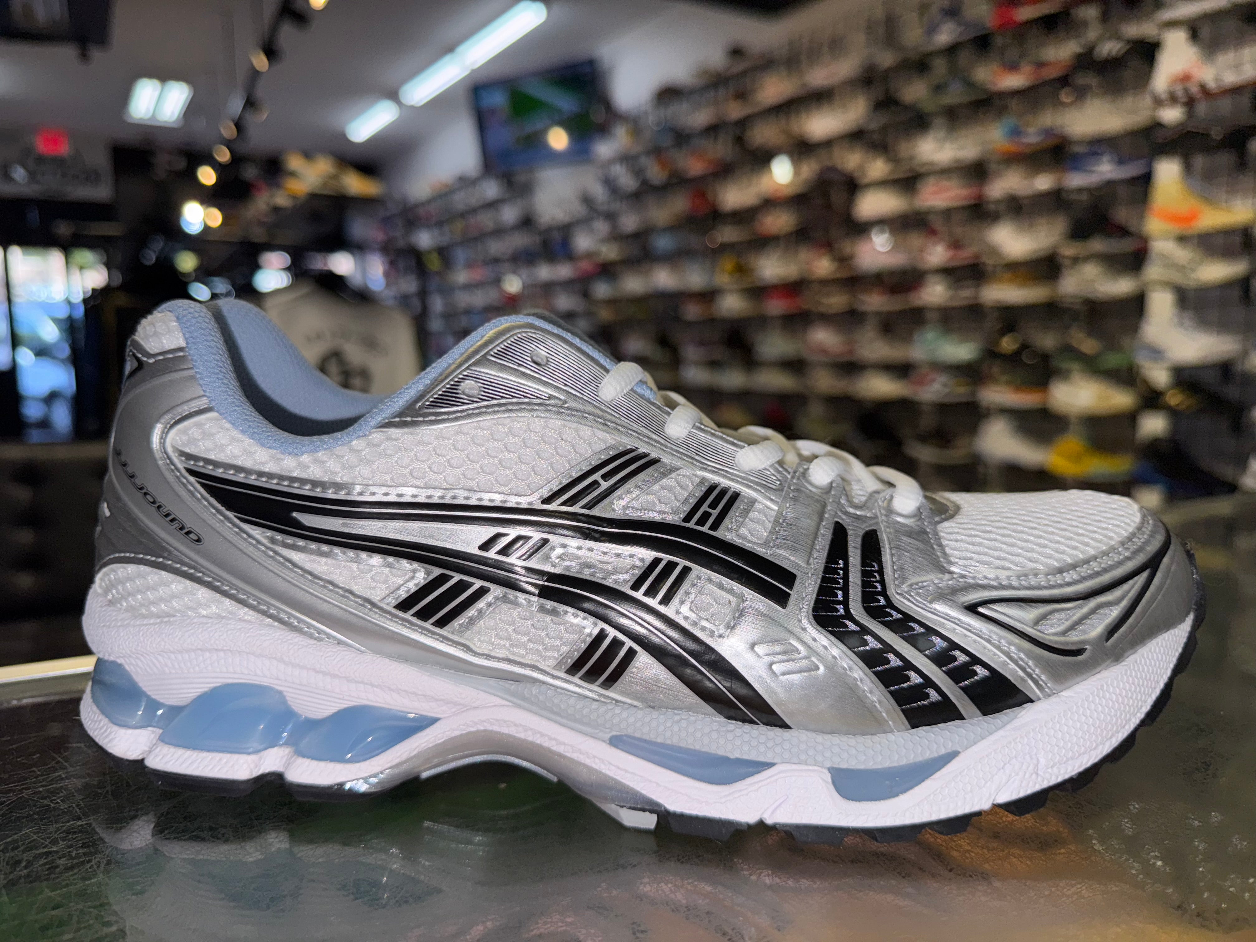 Size 9 Asics Gel-Kayano 14 JJJJound "White Blue"
