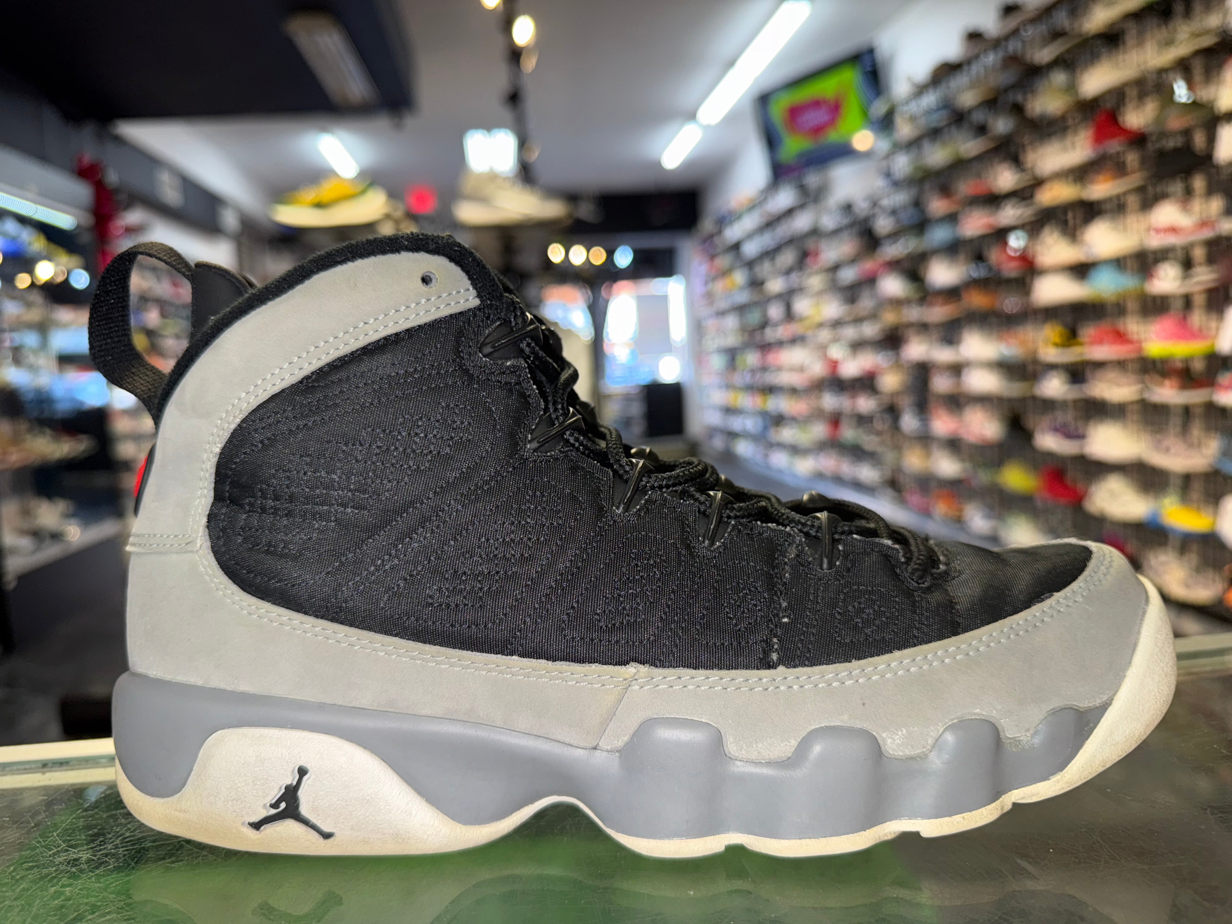 Size 7y AJ 9 "Cement Grey"