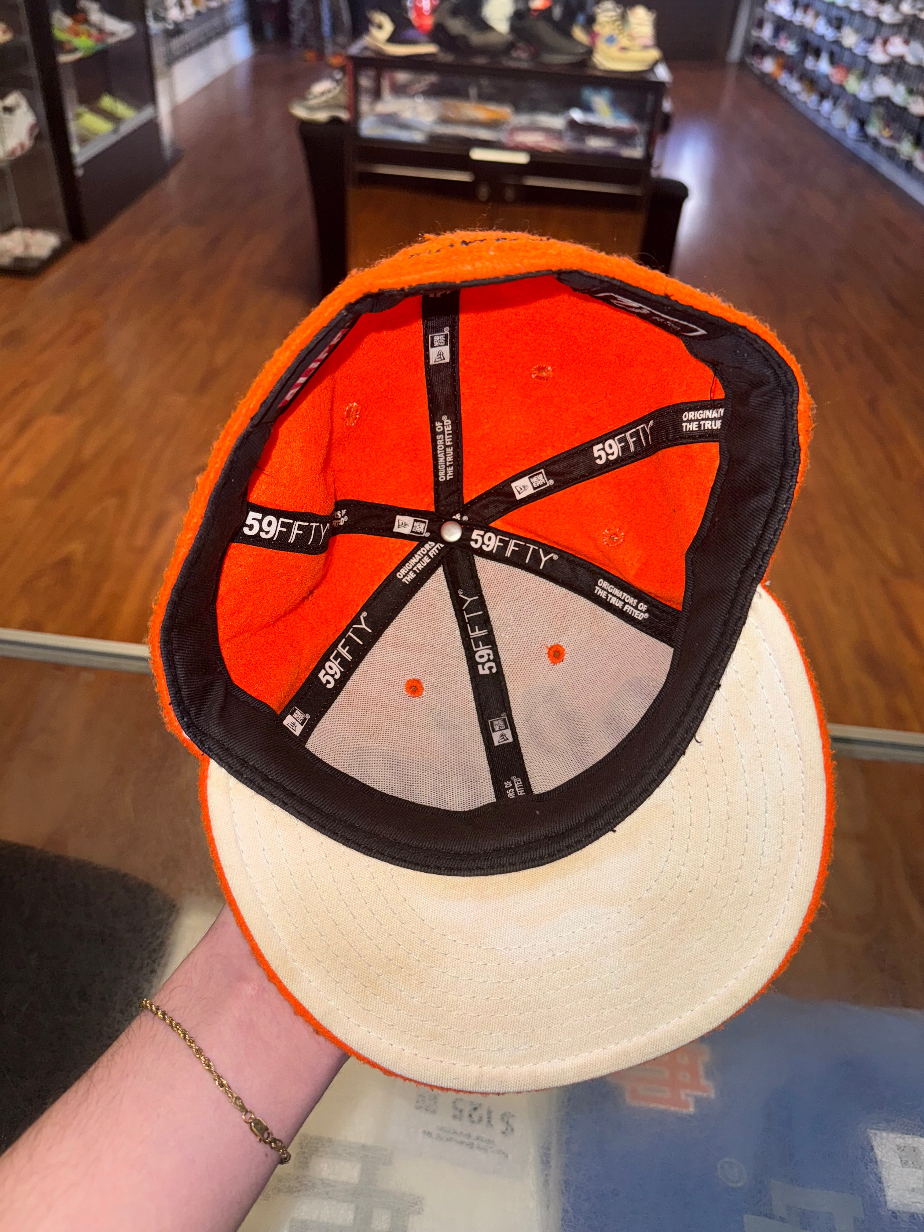 Size 7 3/8 New Era Alife Fitted Orange