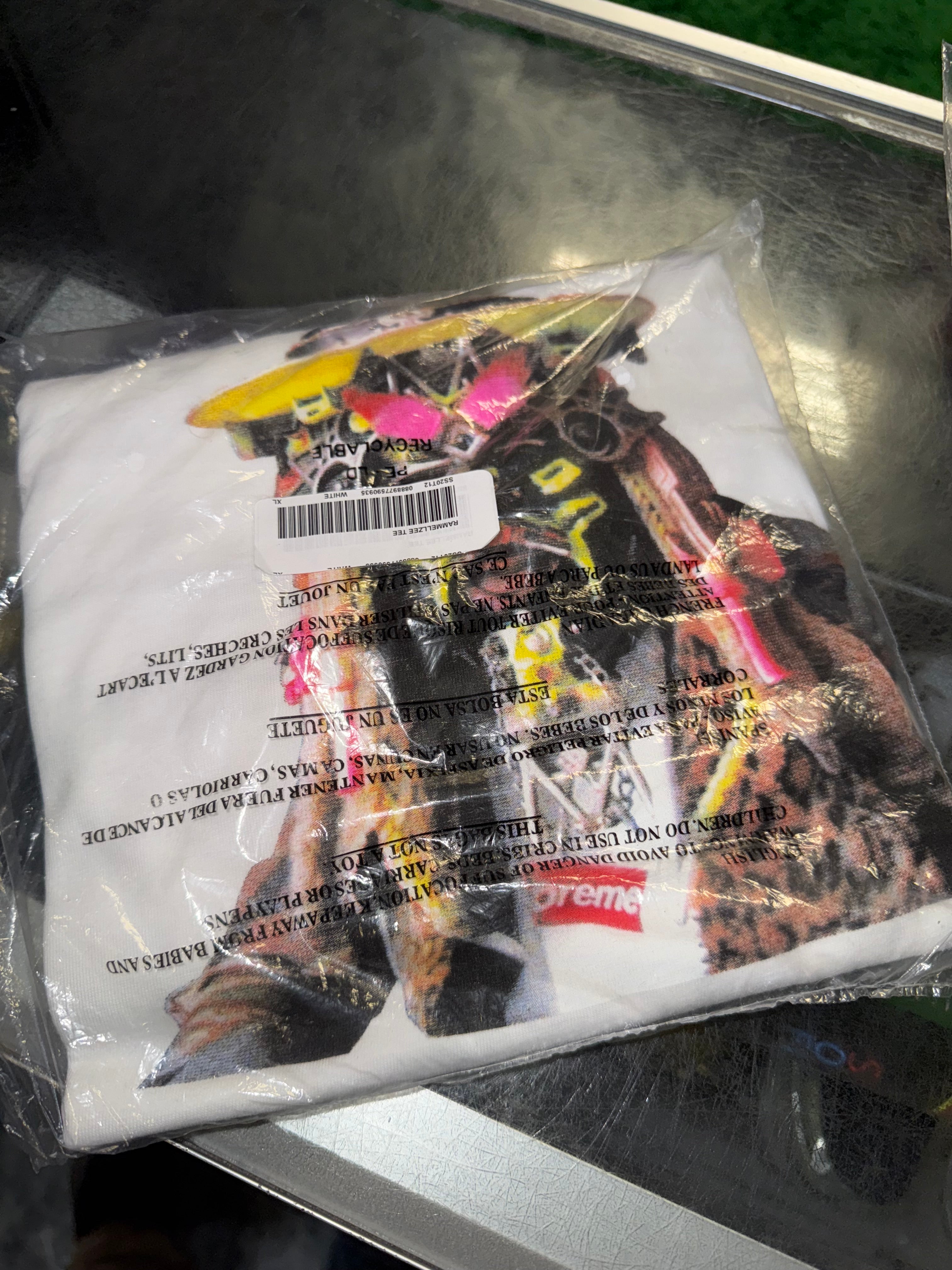 Size XL Supreme Rammellzee Tee “White” Brand New