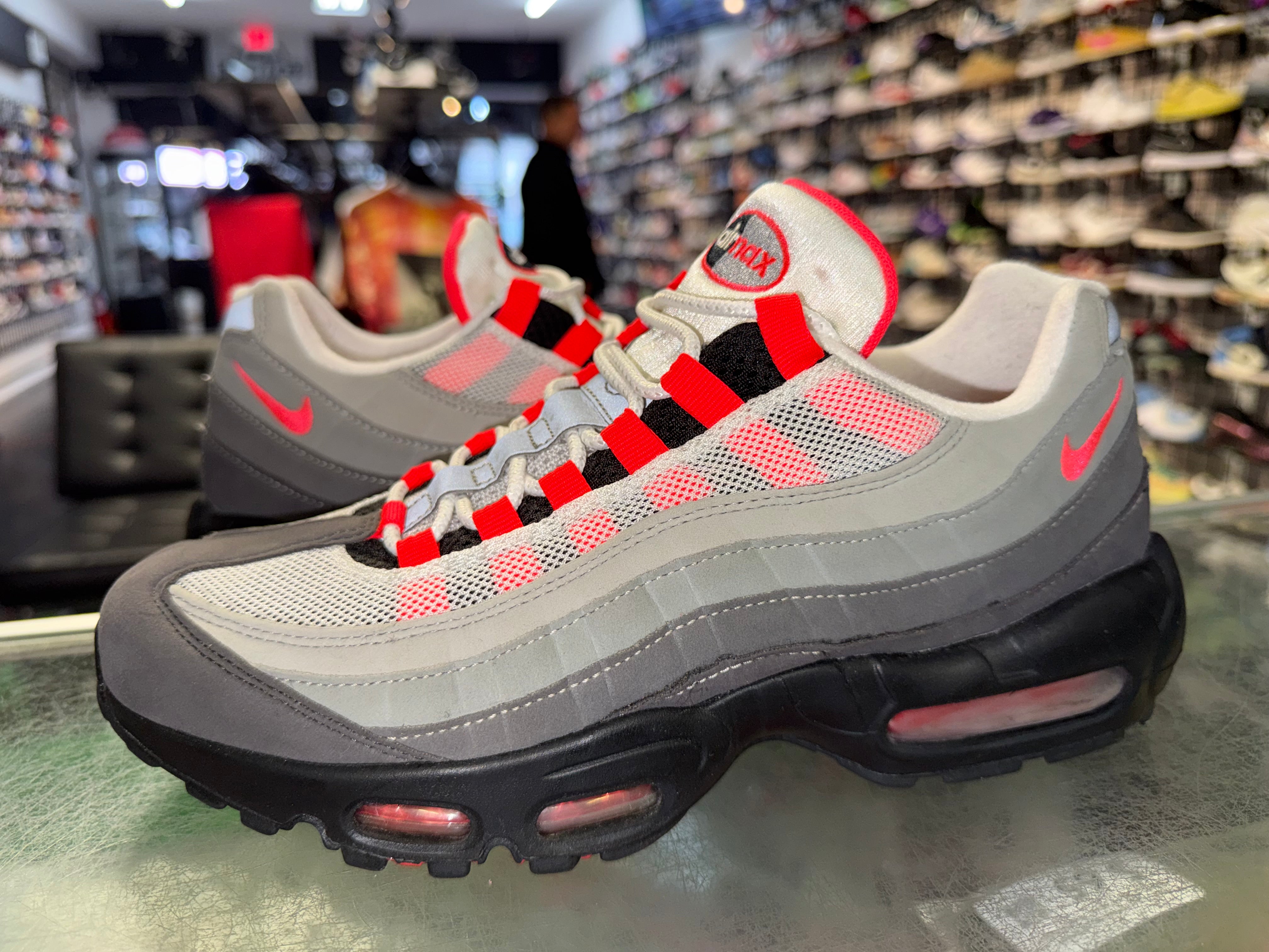 Size 9 Air Max 95 OG "Solar Red" 2018