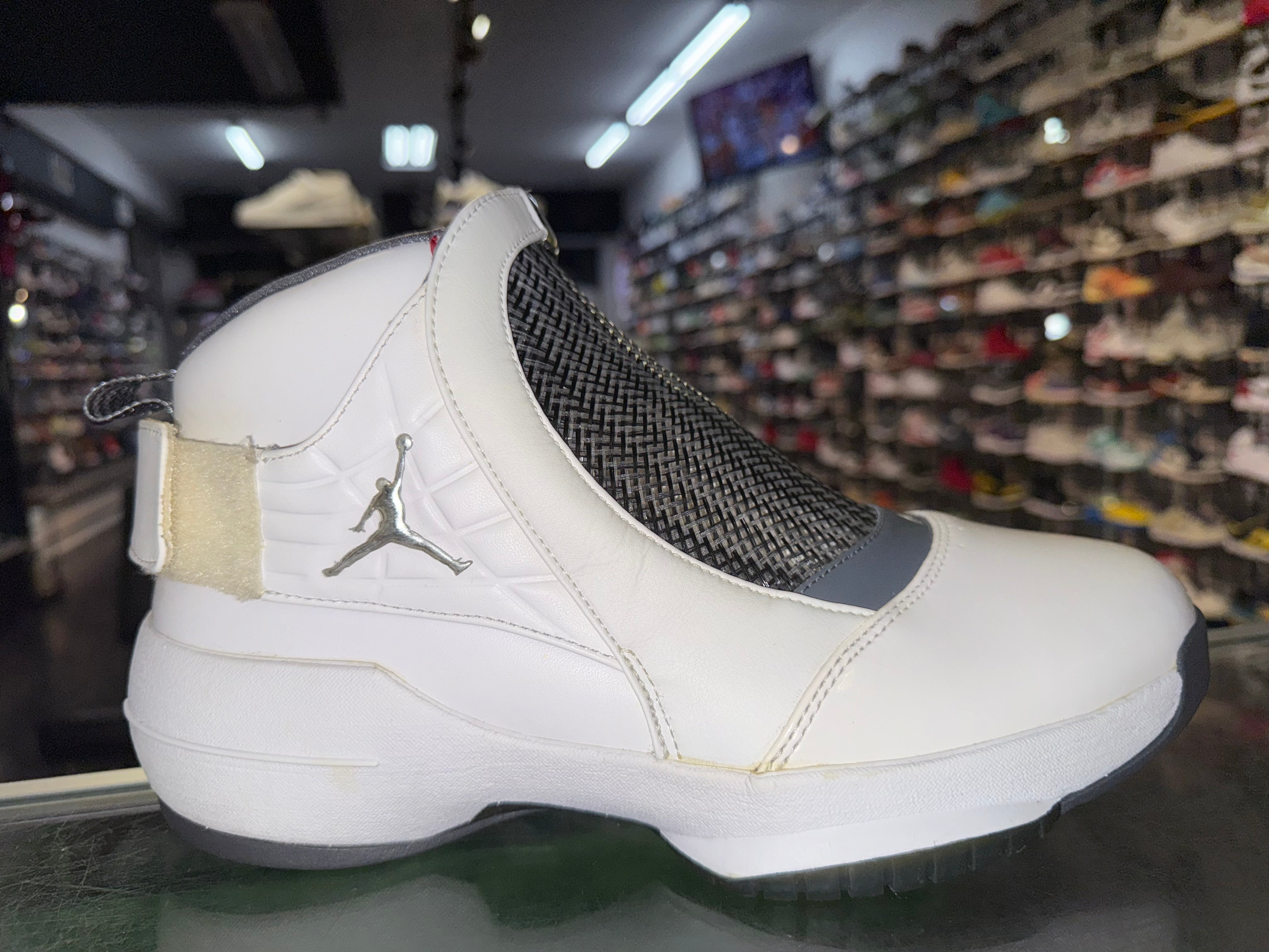 Size 11 Air Jordan 19 "White Flint Grey"