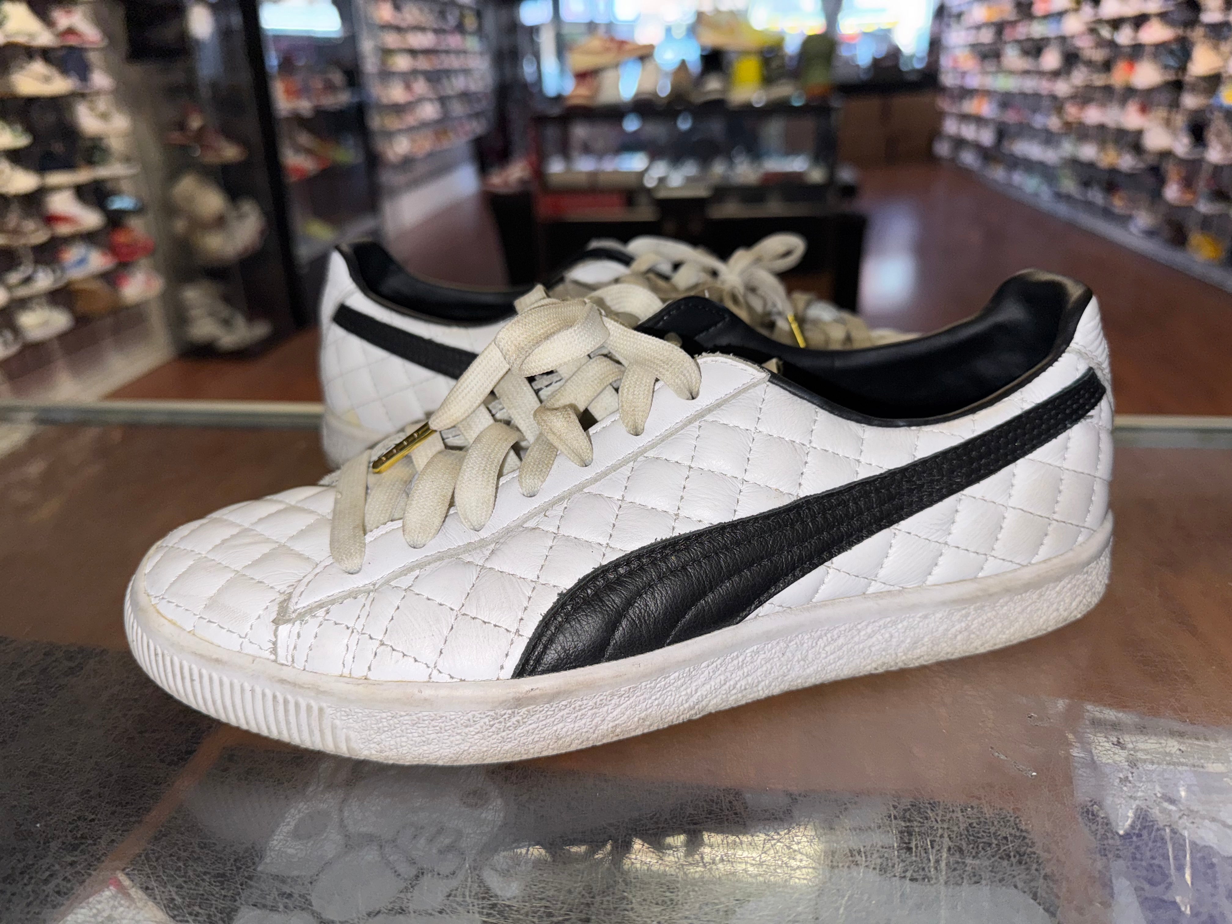 Size 9 Puma Clyde White Black - NB