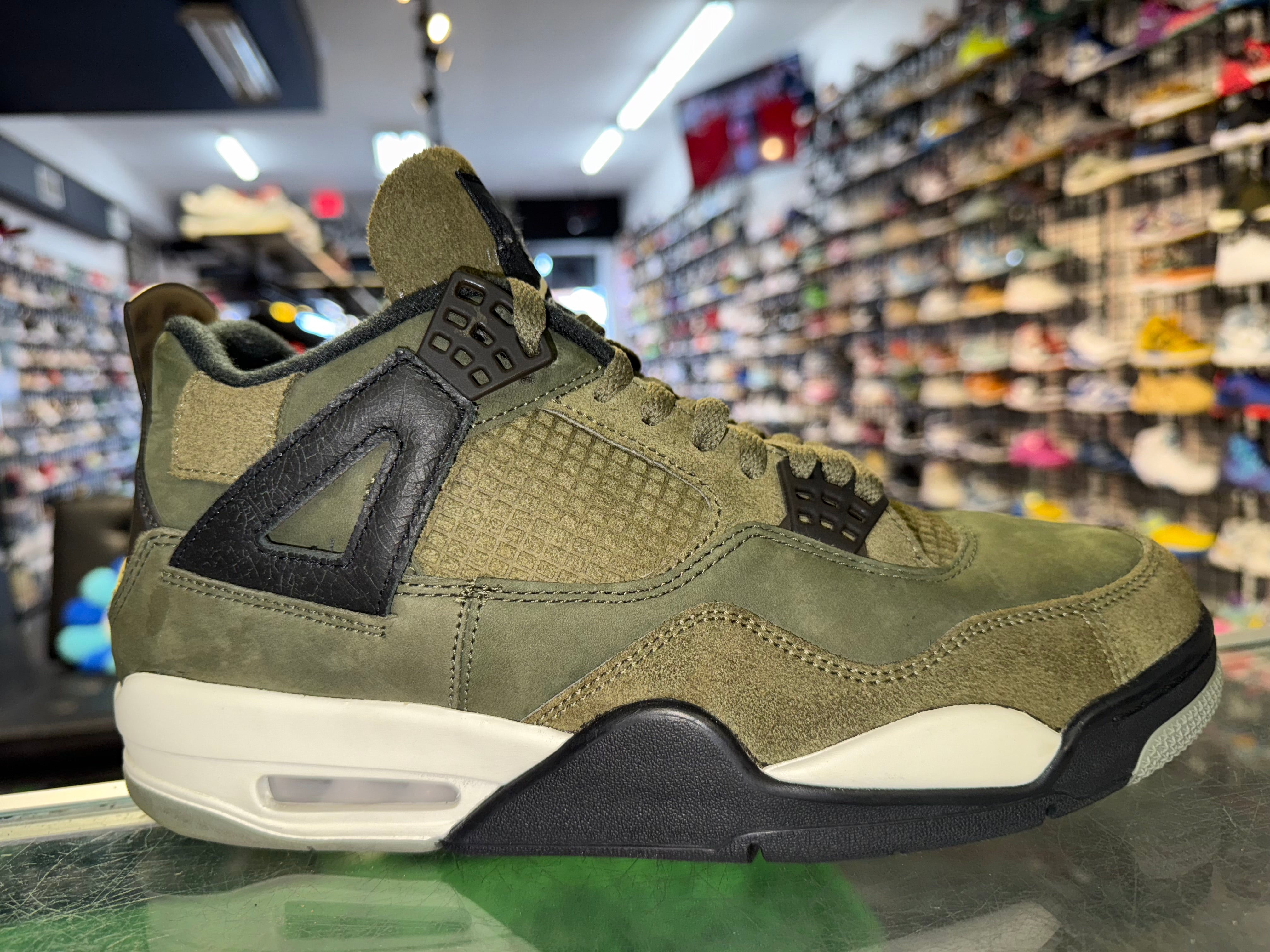 Size 10 Air Jordan 4 Craft "Olive"