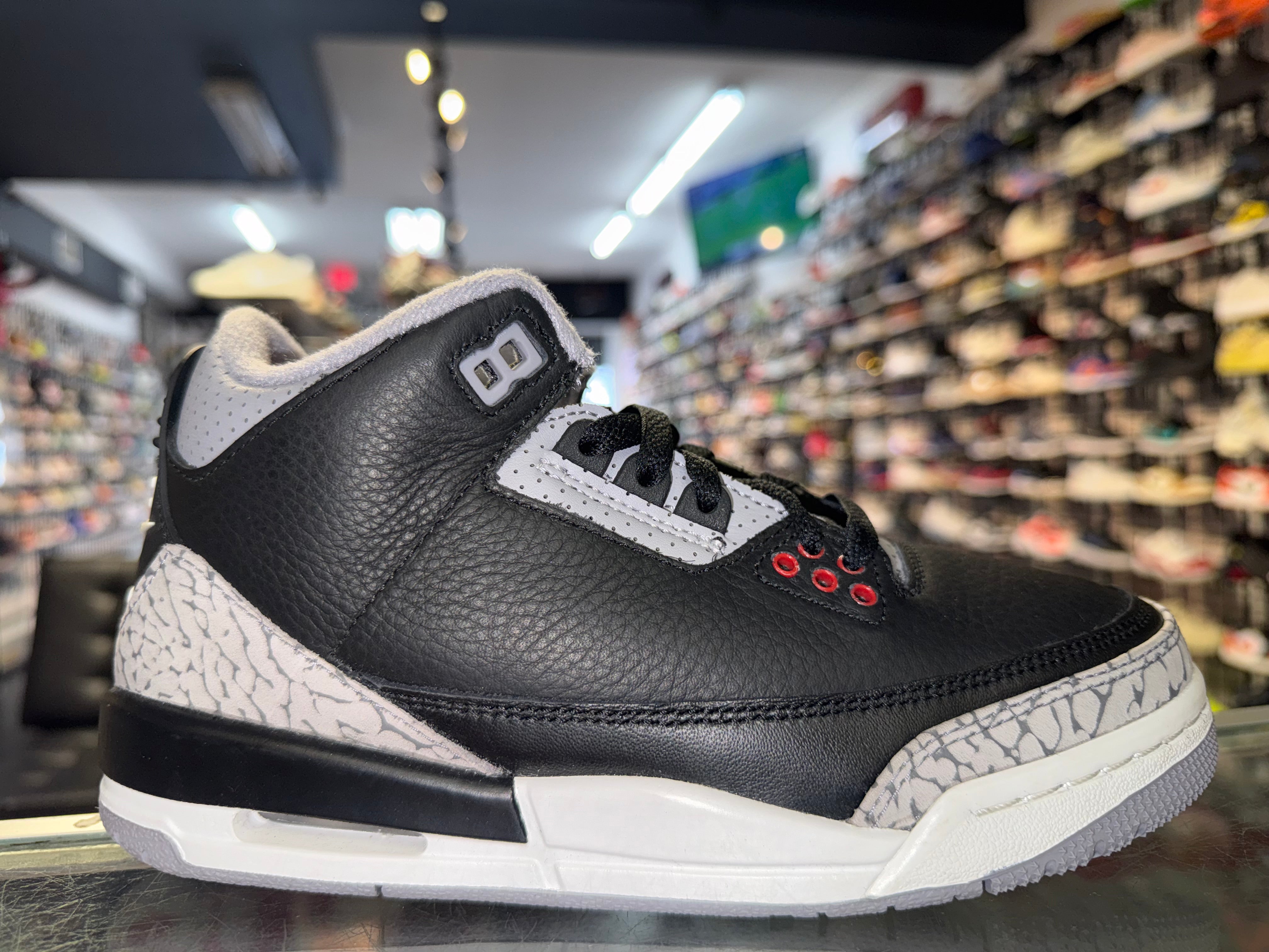 Size 4.5y Air Jordan 3 “Black Cement” Brand New
