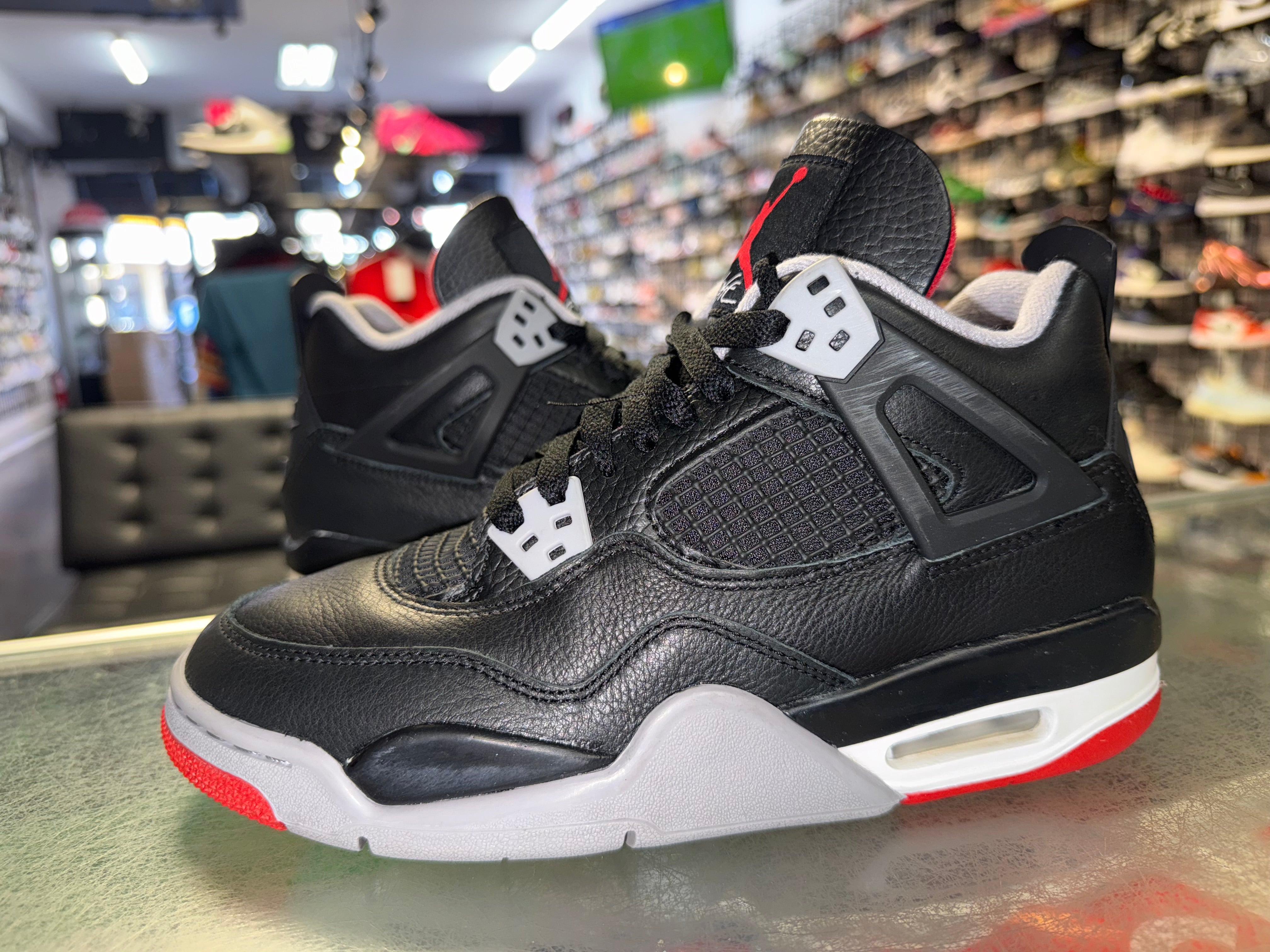Size 6y Air Jordan 4 “Bred Reimagined”