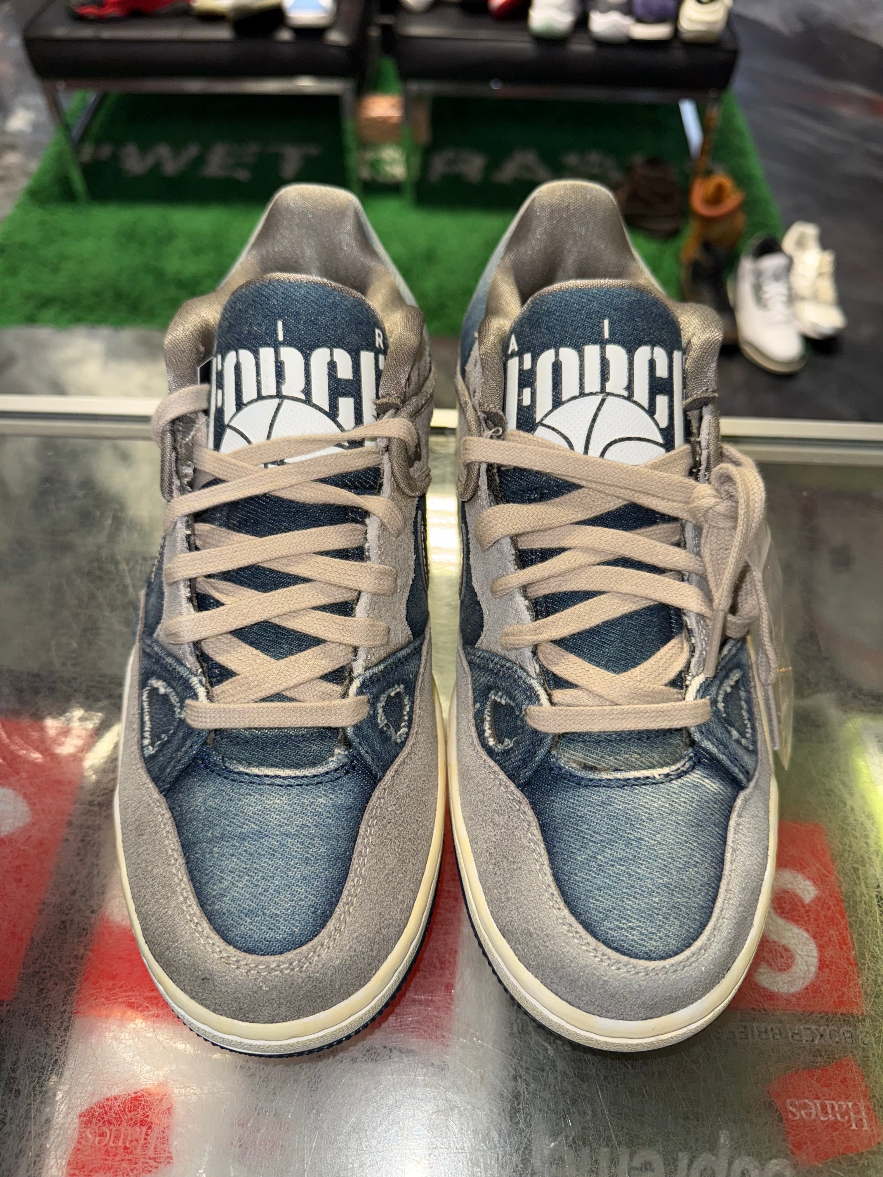 Size 10 Air Force 3 Low Nigo x Levi's "Olive Grey" Brand New