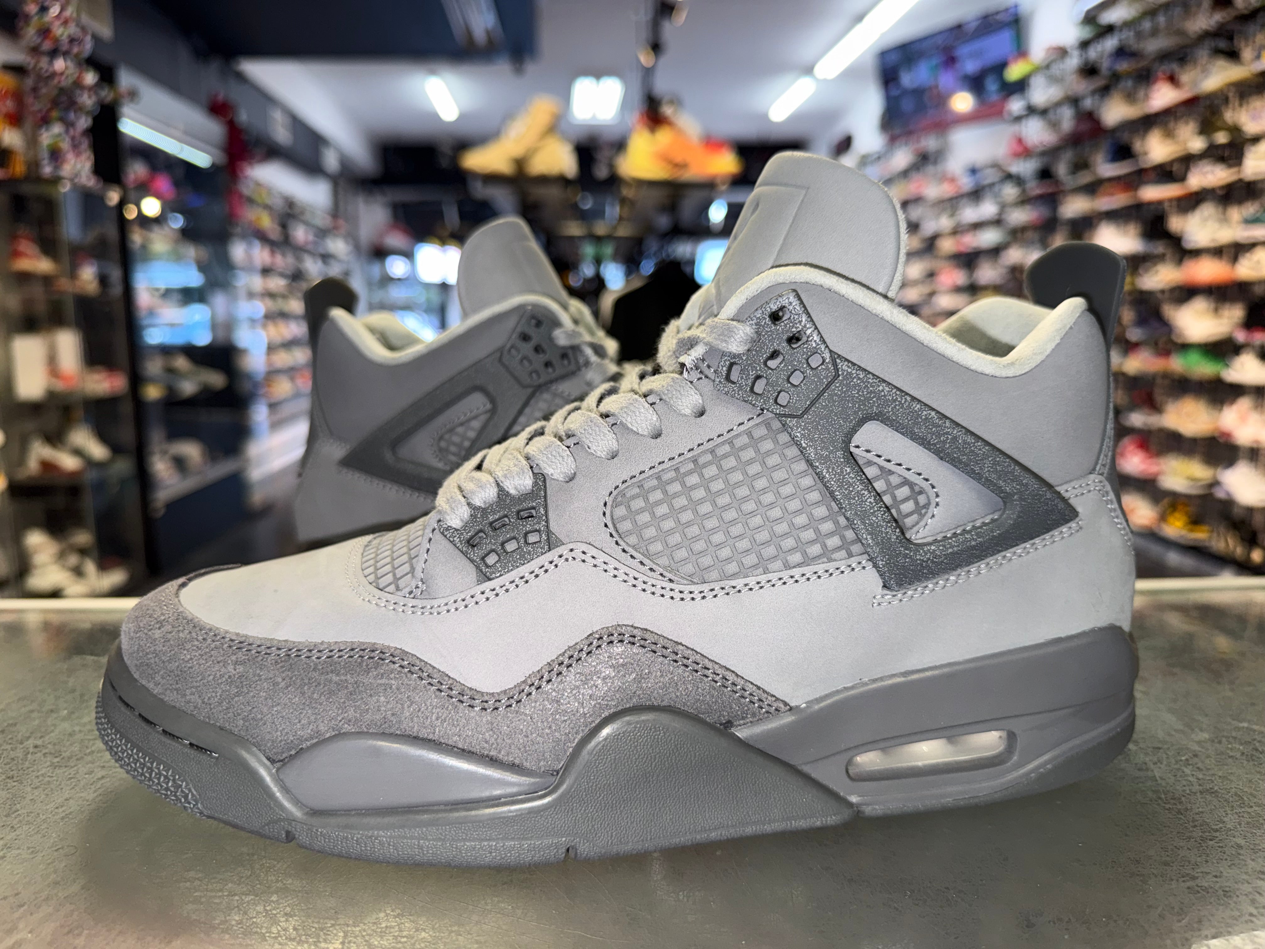 Size 9.5 Air Jordan 4 “Paris Olympics Wet Cement”