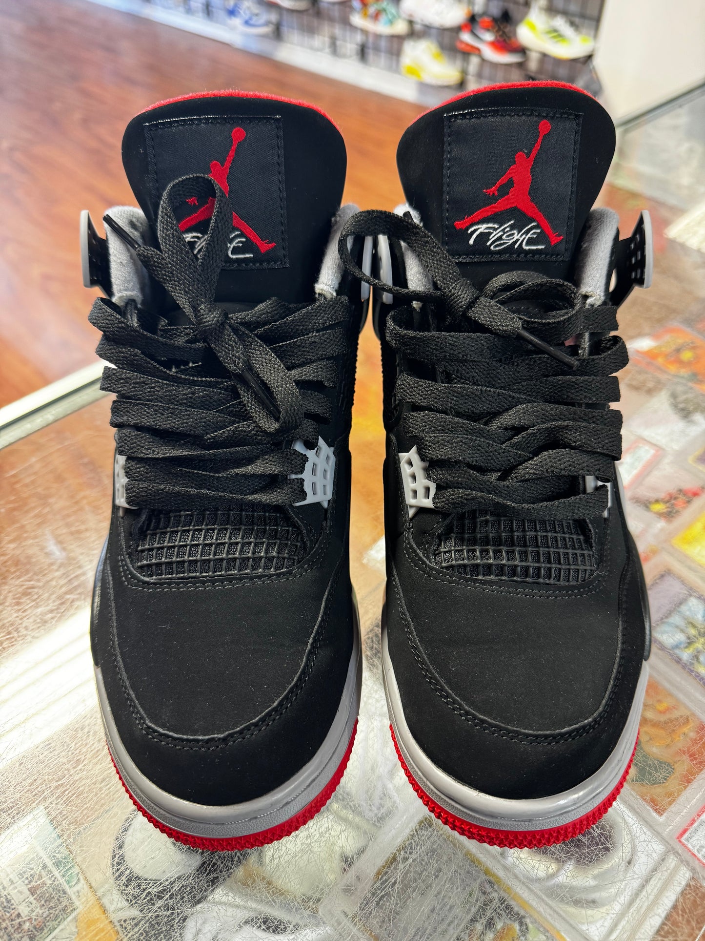Size 8.5 Air Jordan 4 "Bred" 2019 (MAMO)