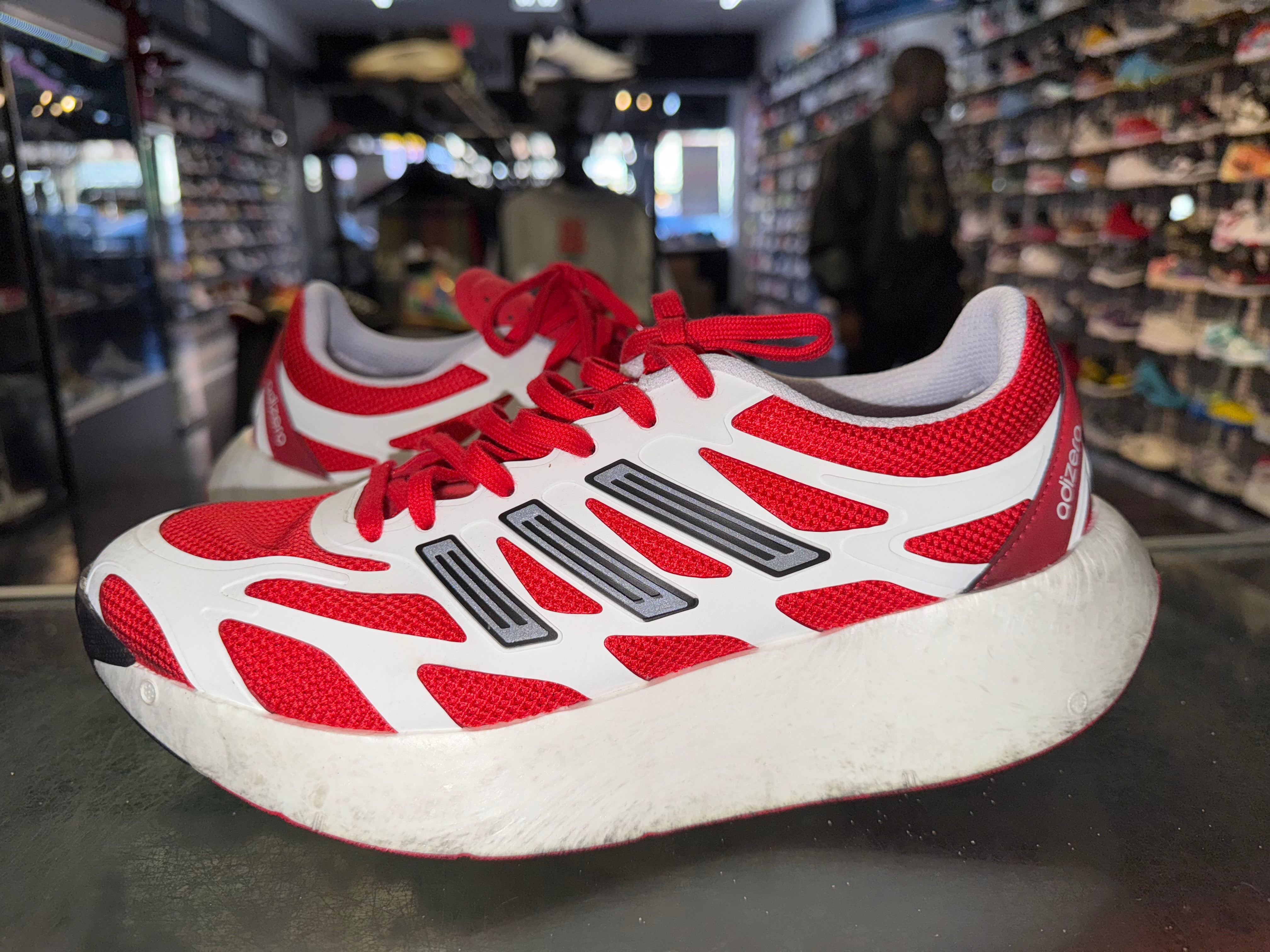 Size 9.5 Adidas Adizero Aruku "White Pure Ruby"