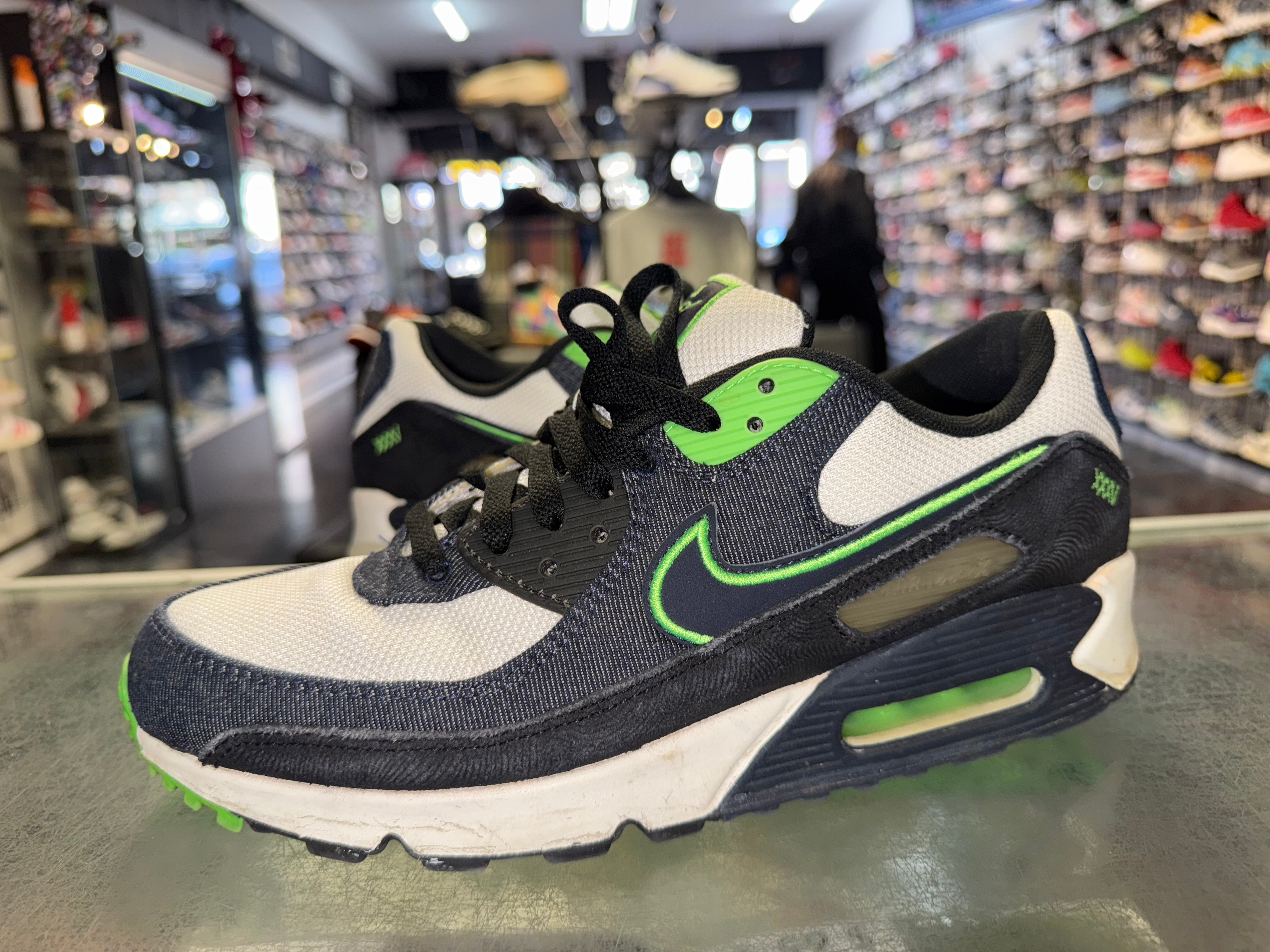 Size 10 Air Max 90 "Blue Denim Green" - NB