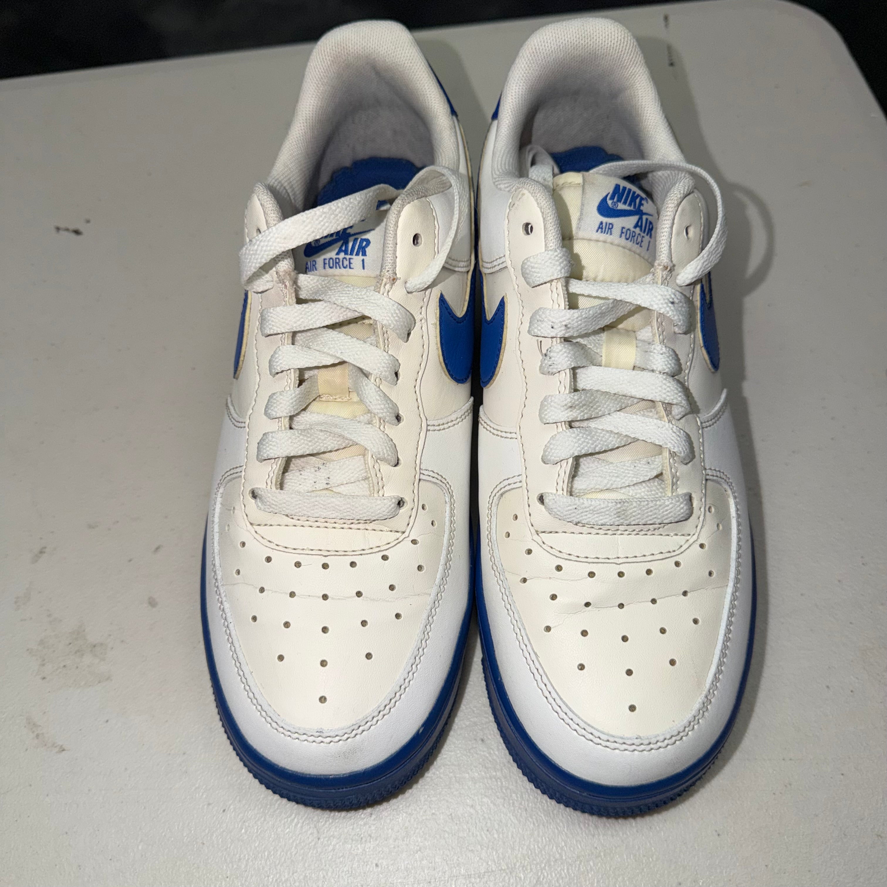 Size 5.5y Air Force 1 "Blue White" - NB