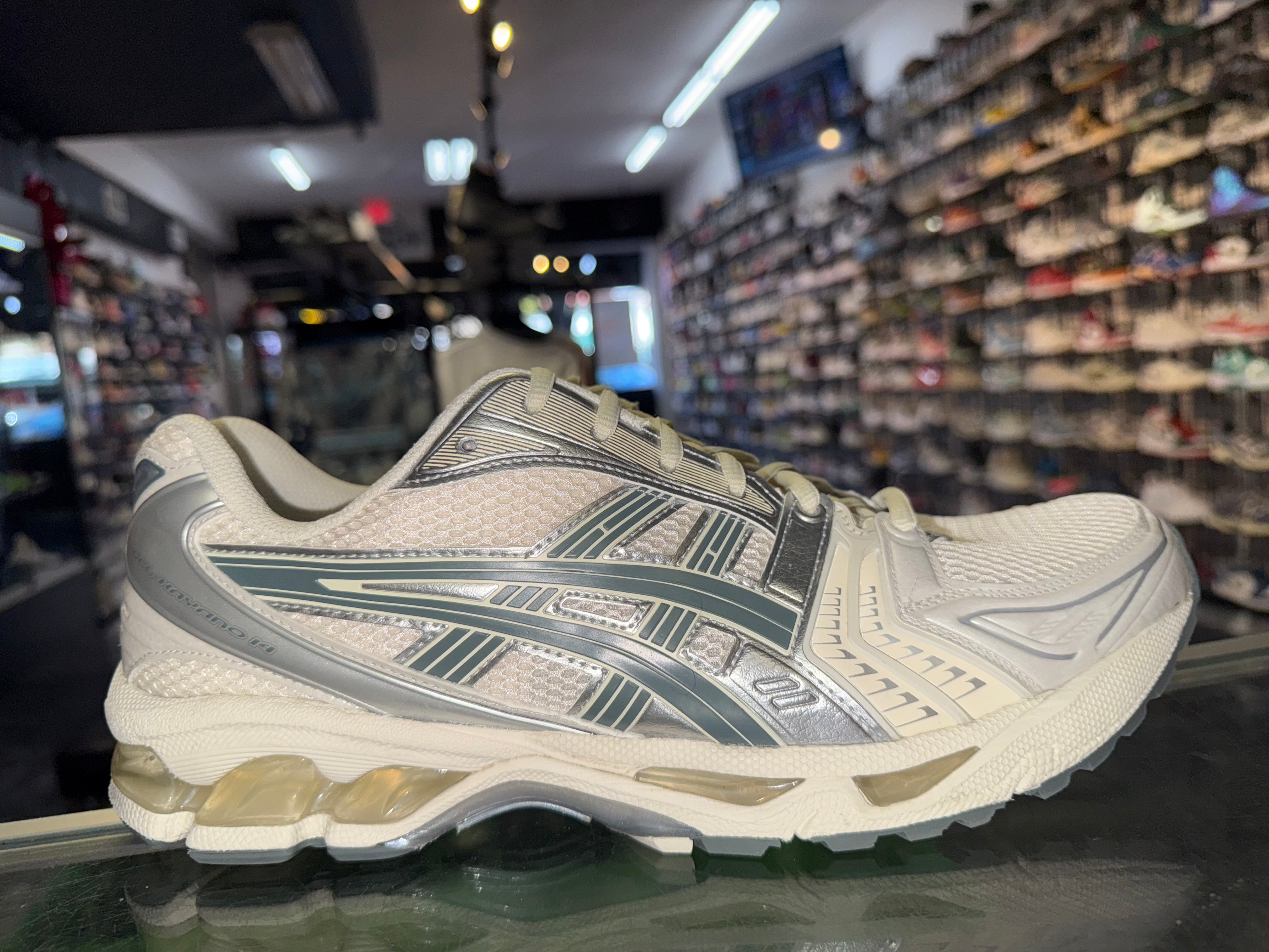 Size 12 Asics Gel-Kayano 14 “Birch Dark Pewter”