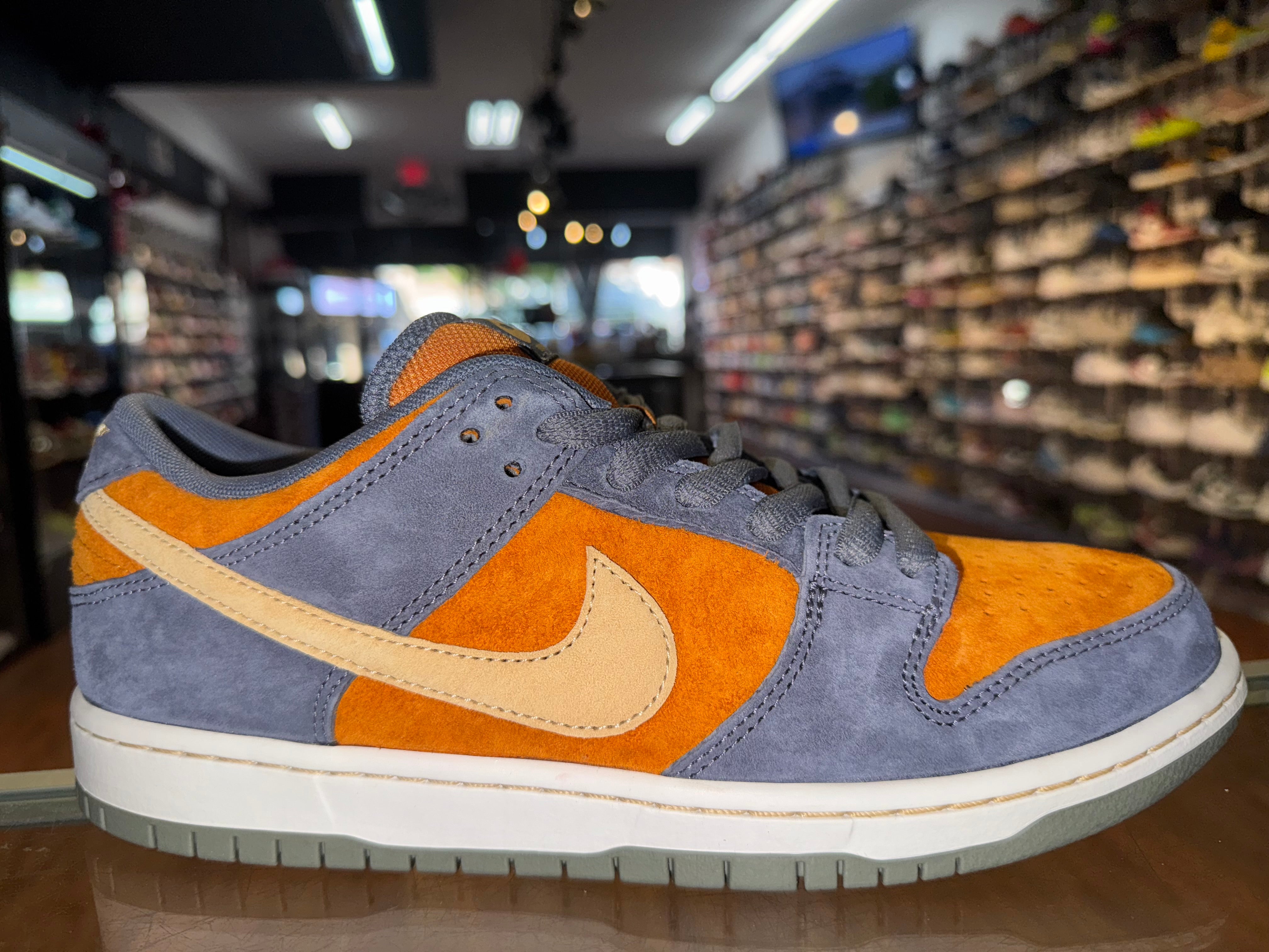 Size 9 Dunk Low SB "Light Carbon Monarch" Brand New