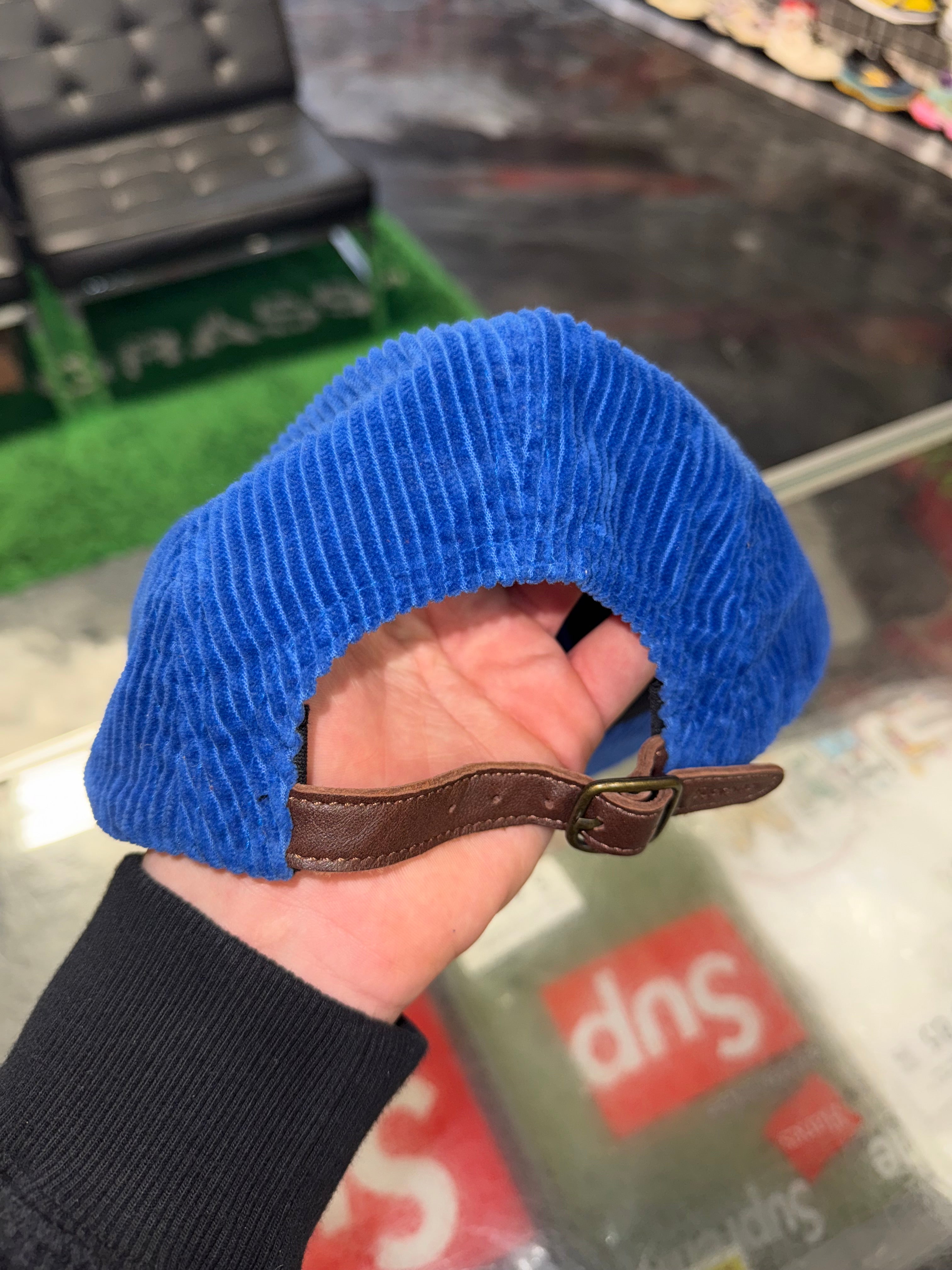 Size OS Supreme Corduroy Camp Hat “Blue”