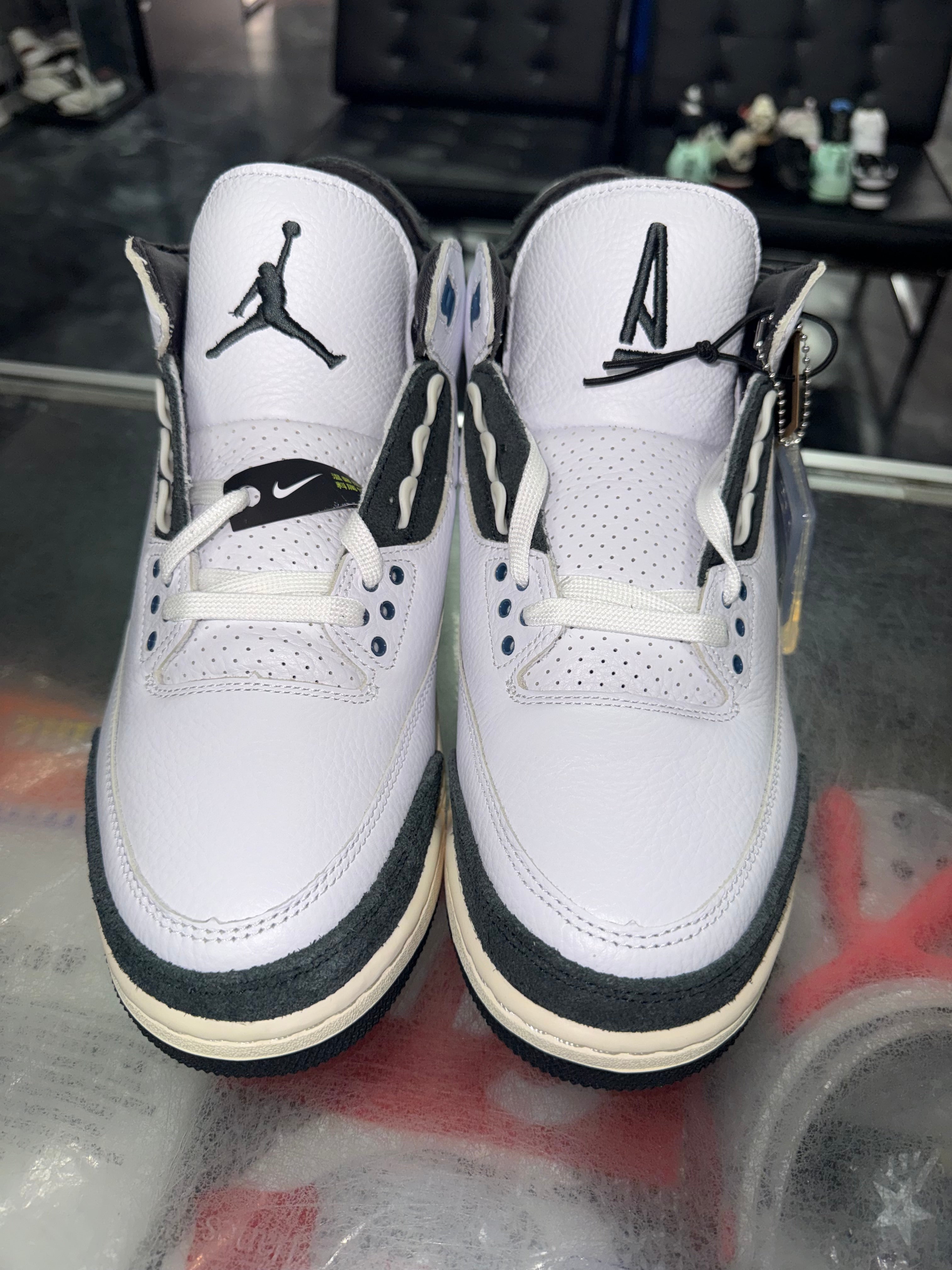 Size 10 Air Jordan 3 A Ma Maniere "Diffused Blue" Brand New
