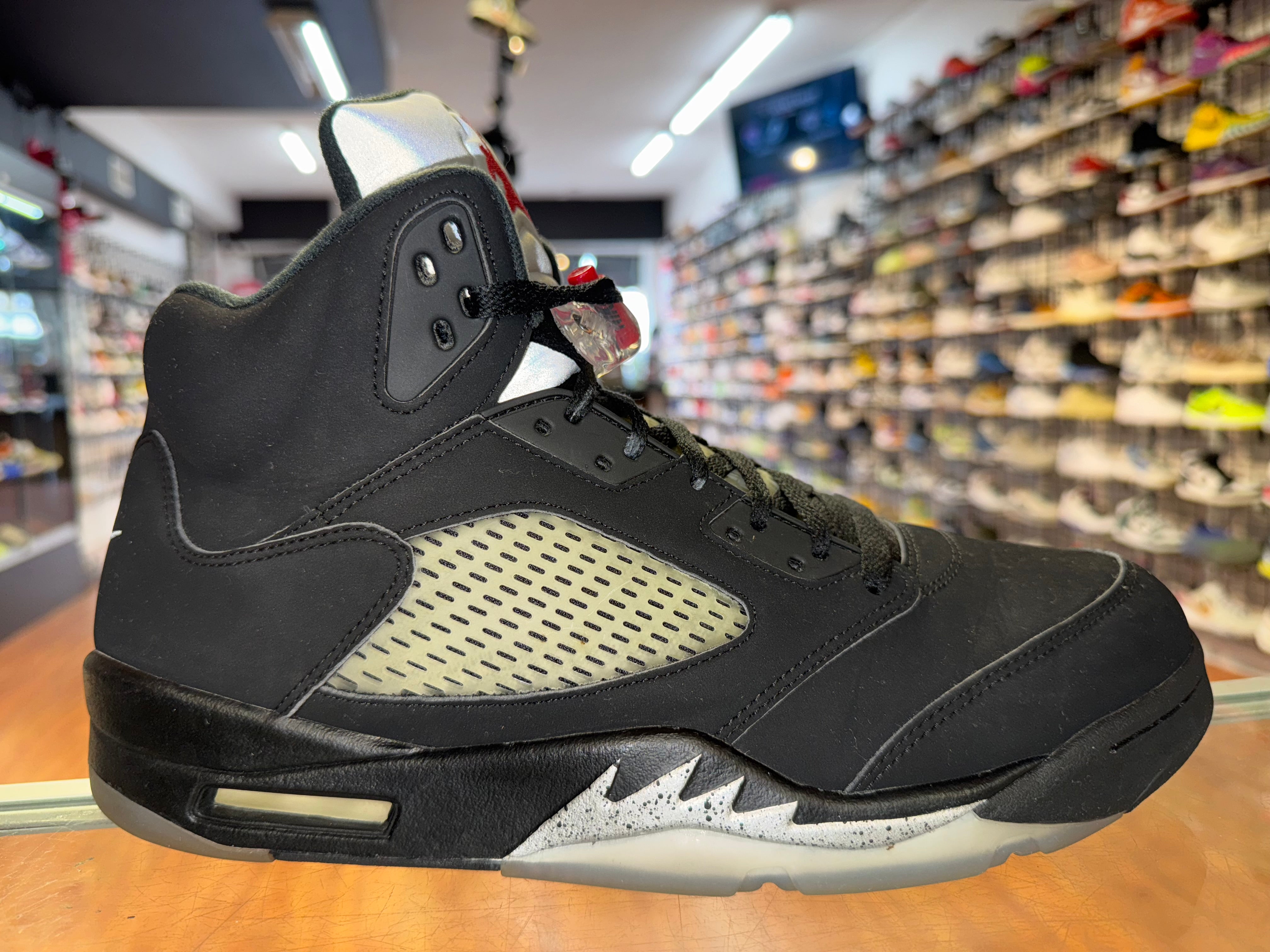 Size 12 Air Jordan 5 "Black Metallic" 2016